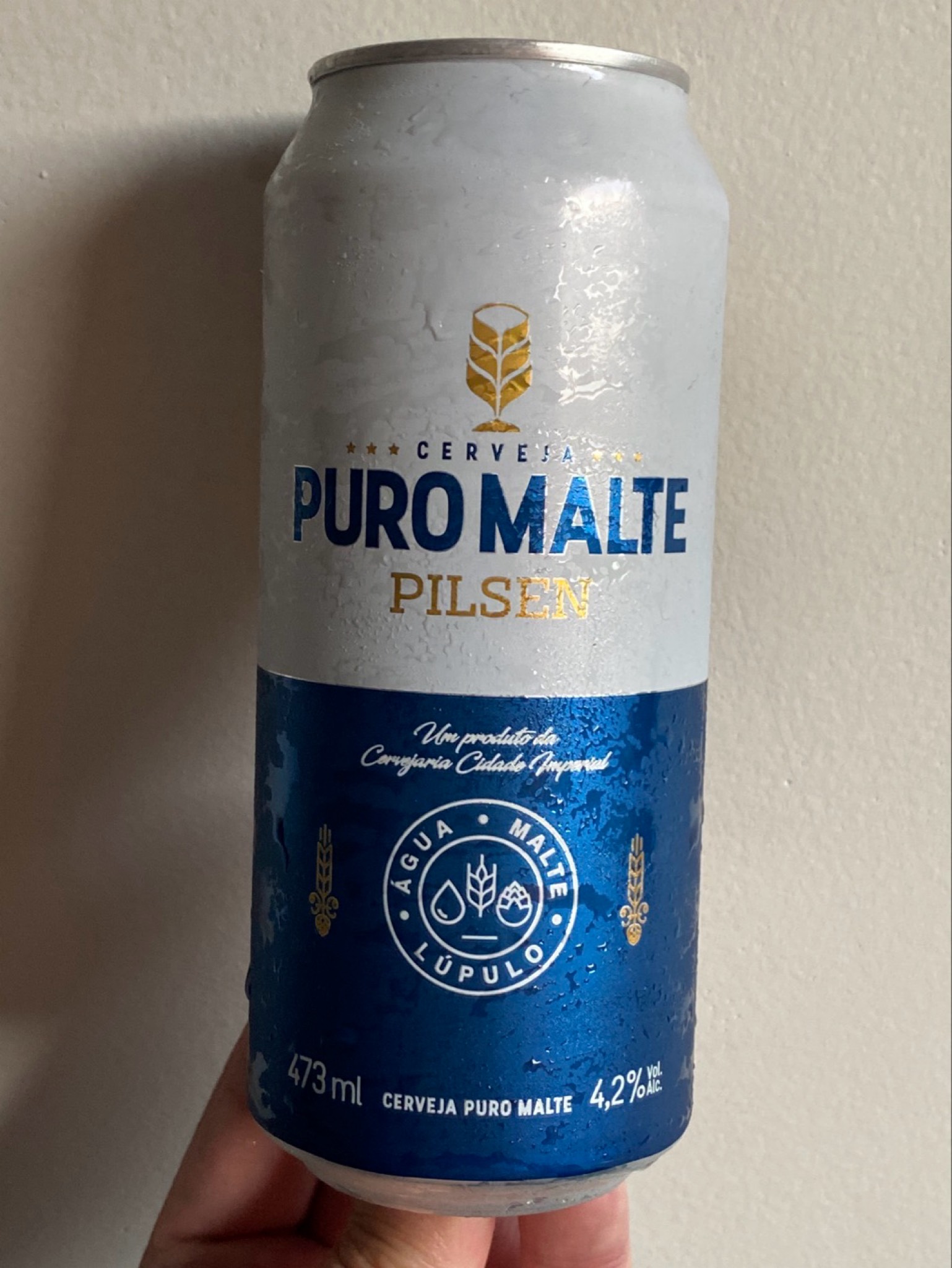 puro malte pilsen, Cervejaria Cidade Imperial