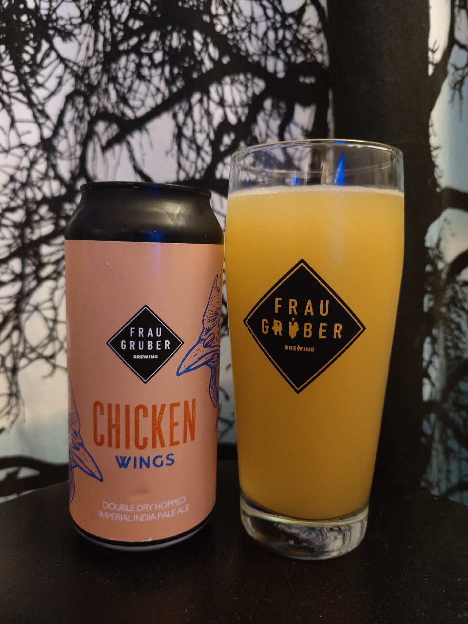 chicken wings, FrauGruber Brewing