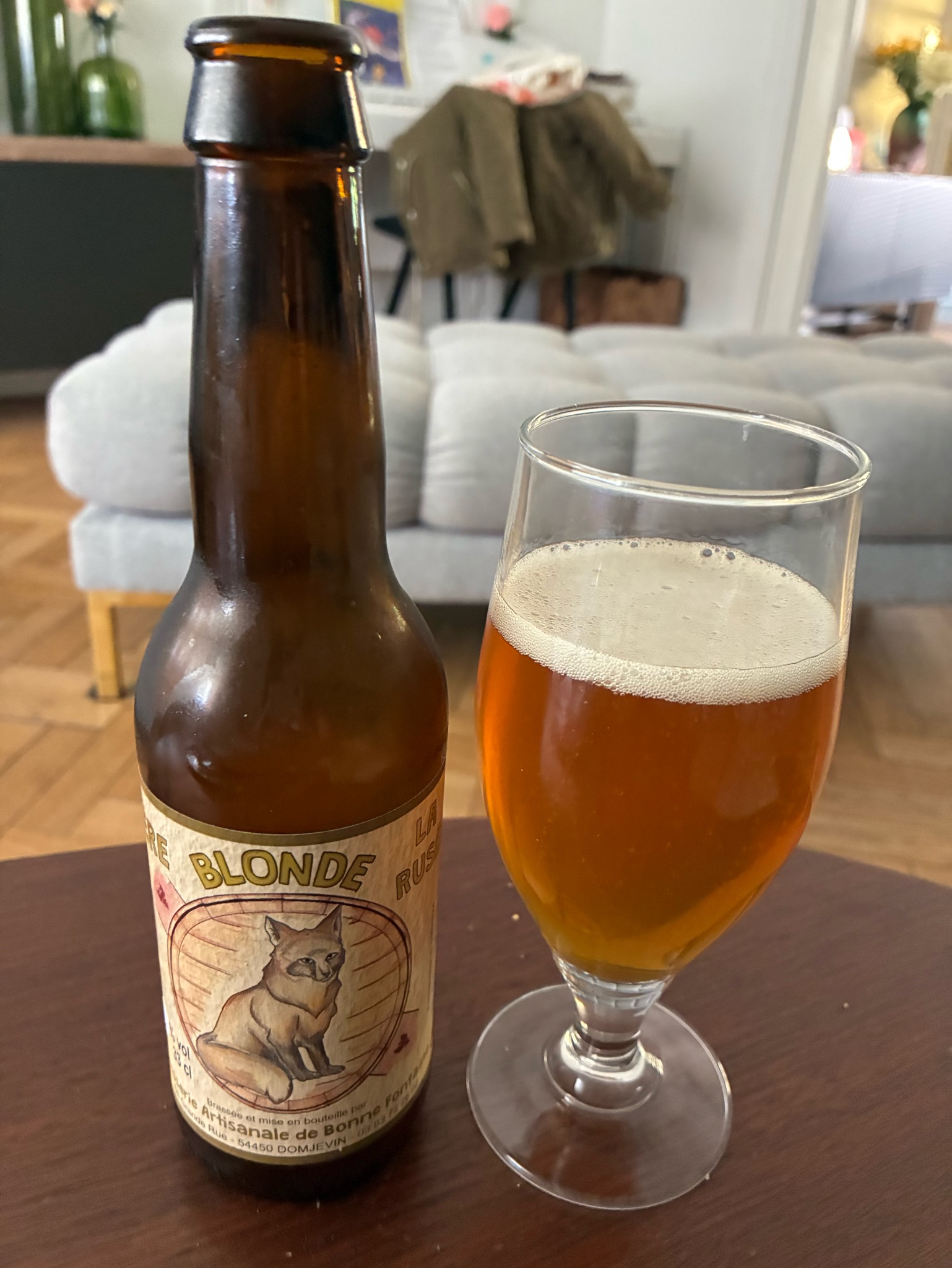 La Rusée Blonde, Brasserie Artisanale De La Bonne Fontaine - Becker