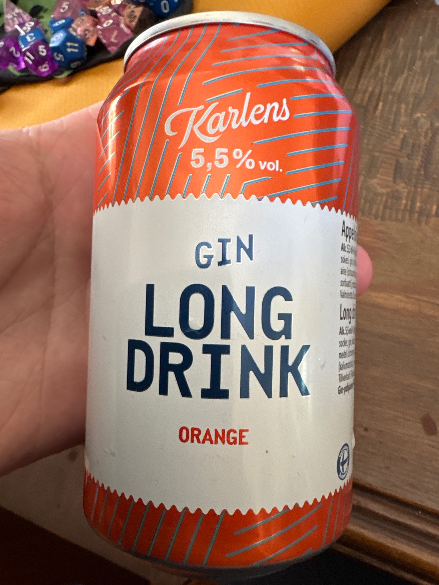 Karlens Gin Long Drink Orange, Finland