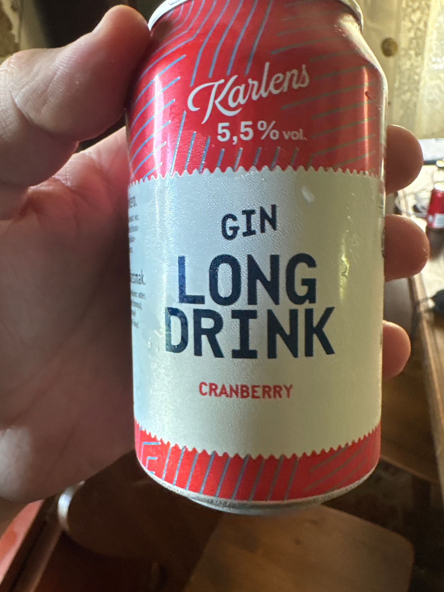 Karlens Gin Long Drink Cranberry, Finland