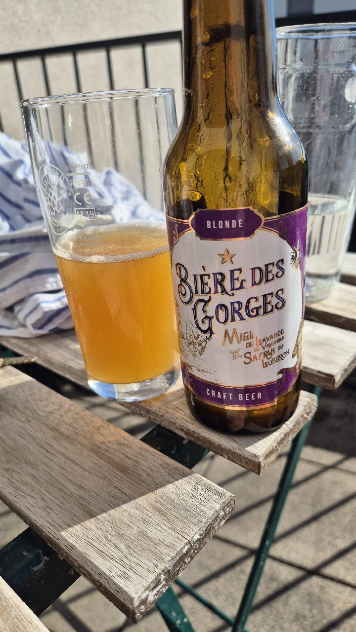 Bière Des Gorges Blonde Miel Lavande Safran, Brasserie Verdon (Bière Des Gorges)