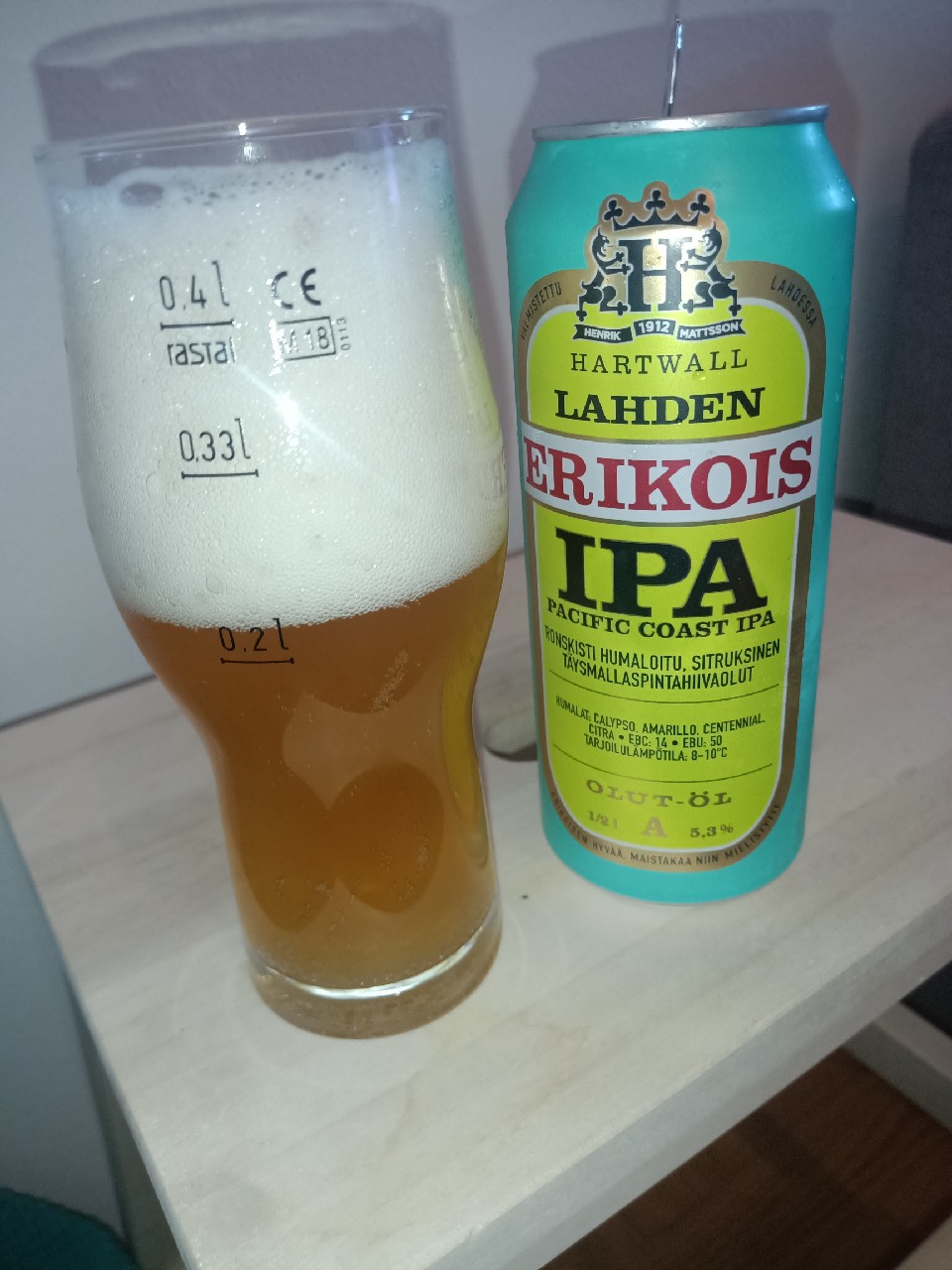 Lahden Erikois Pacific Coast IPA, Finland