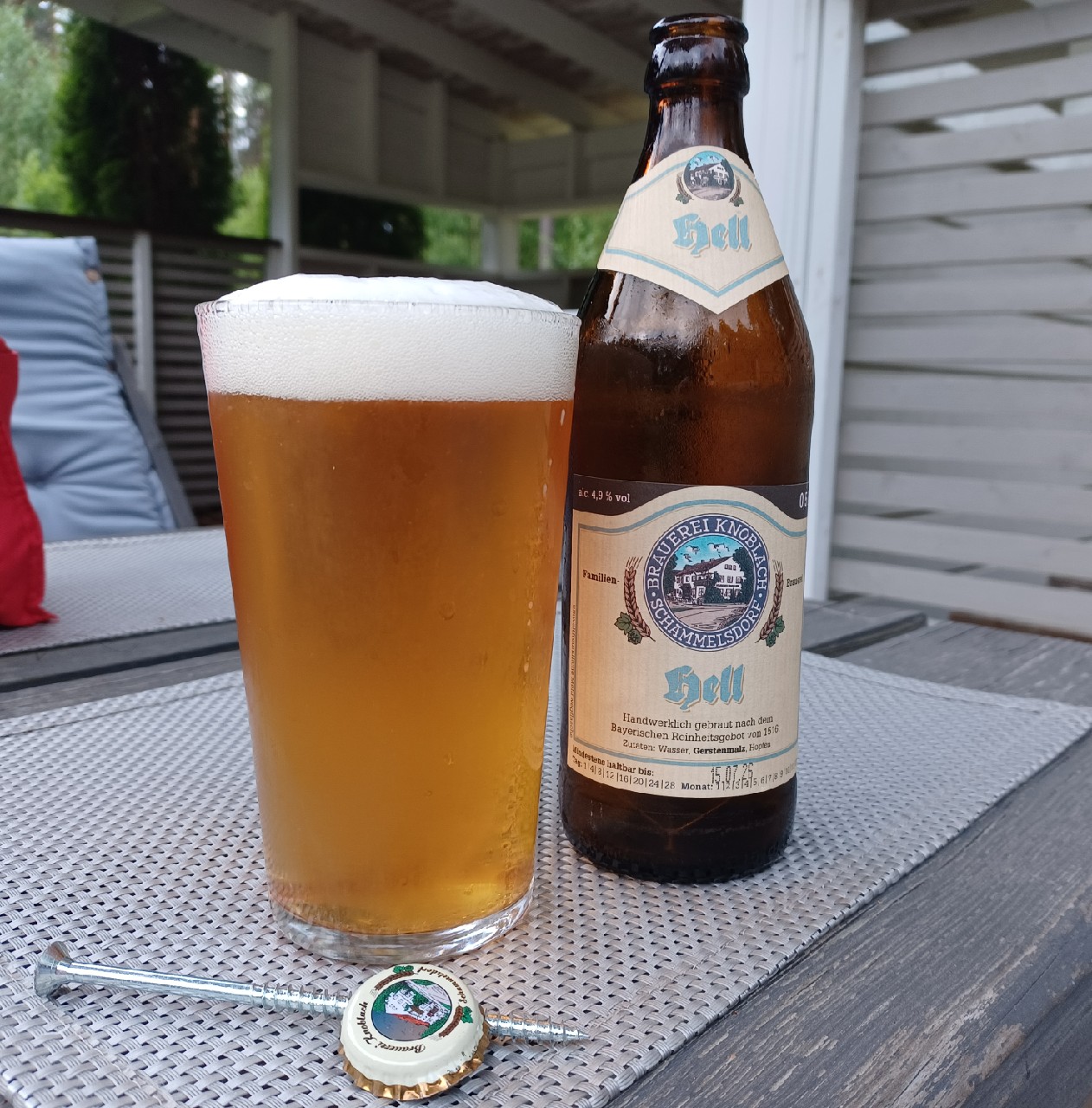 Schammelsdorfer Hell, Brauerei Knoblach Schammelsdorf