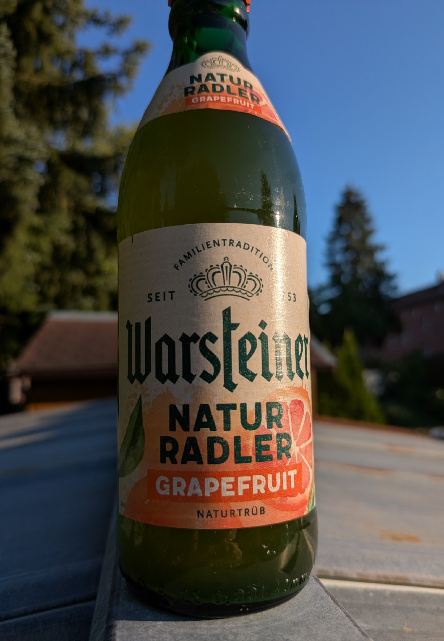 Warsteiner Natur Radler Grapefruit, Germany
