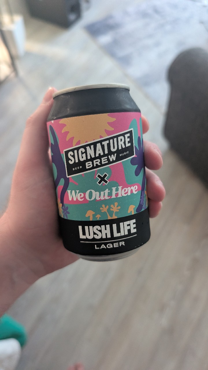 Lush Life lager, England
