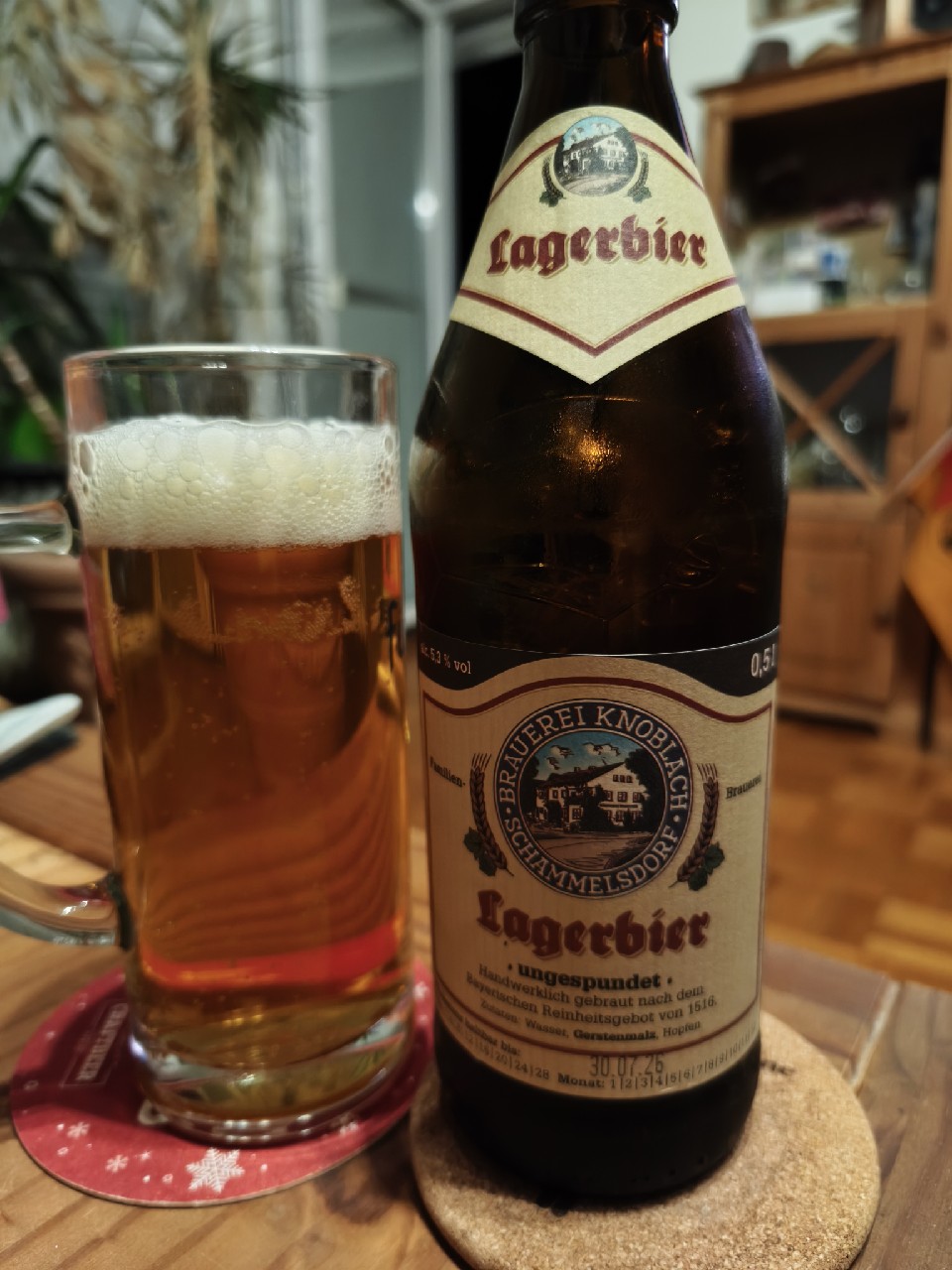 Schammelsdorfer Lager, Brauerei Knoblach Schammelsdorf