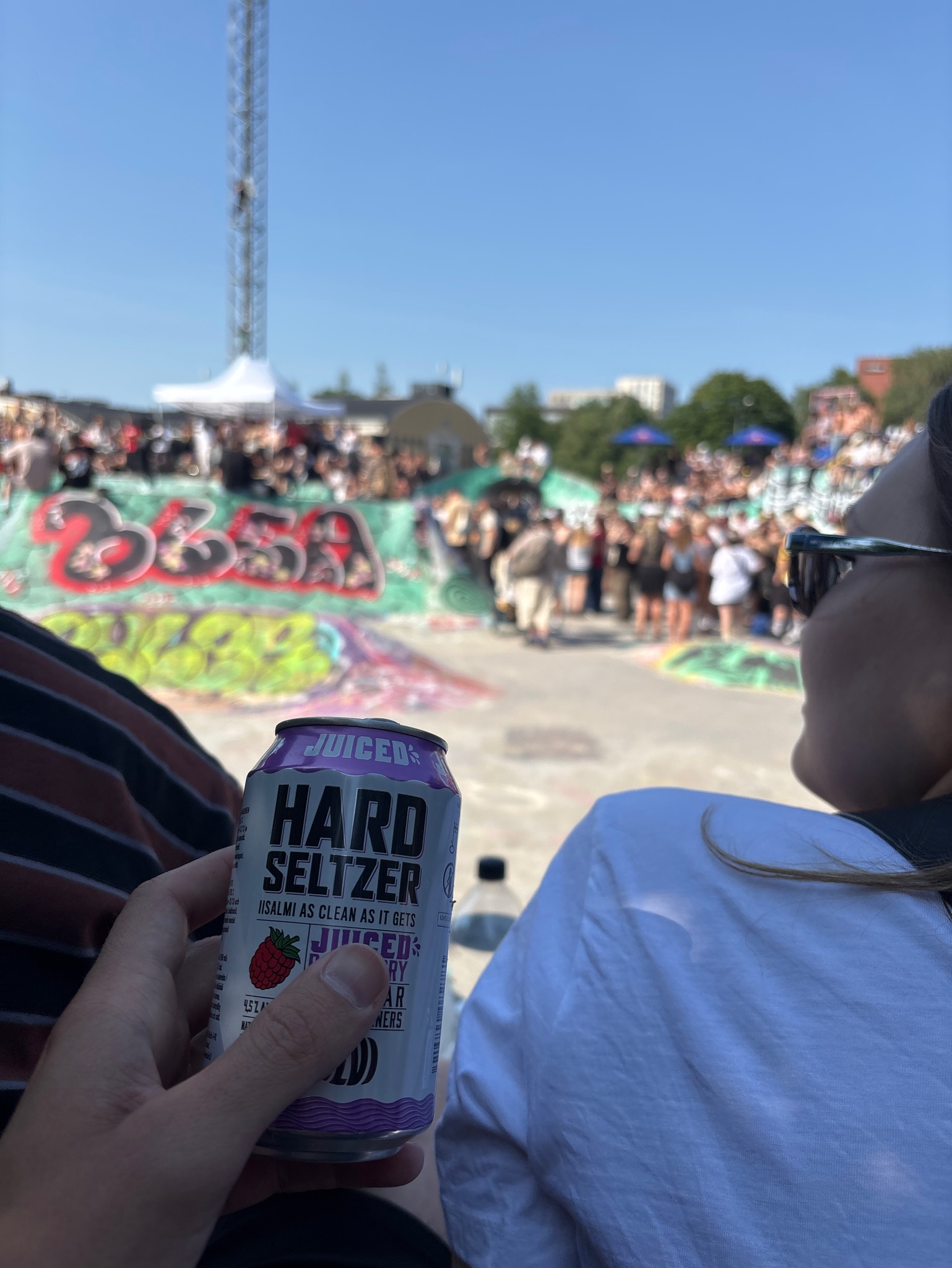Hard Seltzer Juiced Raspberry, Finland