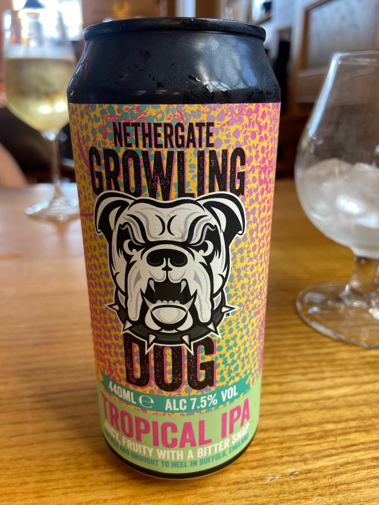 Growling dog, Nethergate Brewery