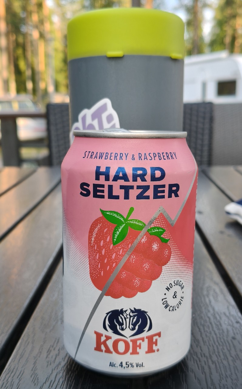 KOFF Hard Seltzer Strawberry-Raspberry, Finland