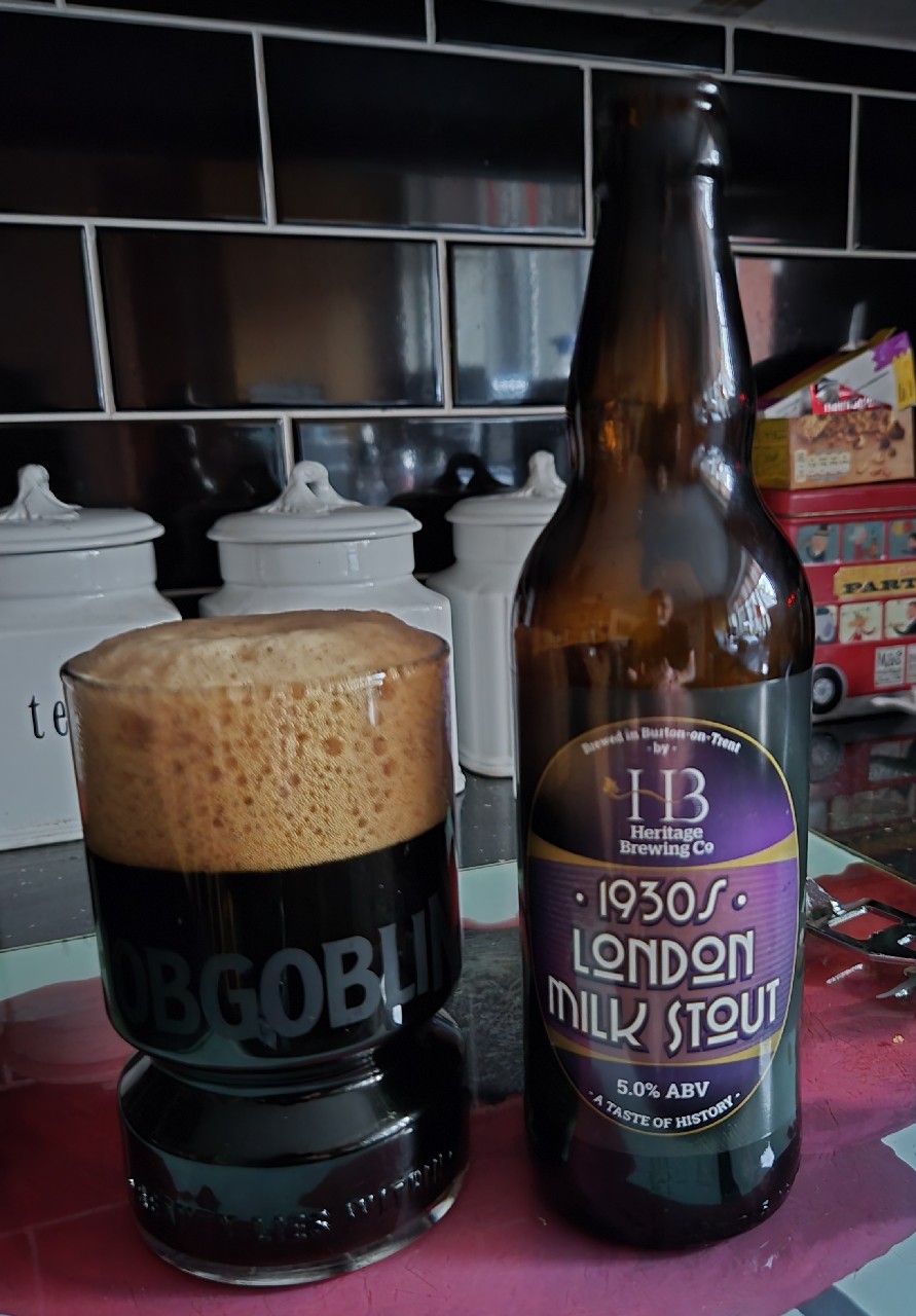 1930s London Milk Stout, Heritage Brewing Co. (England)