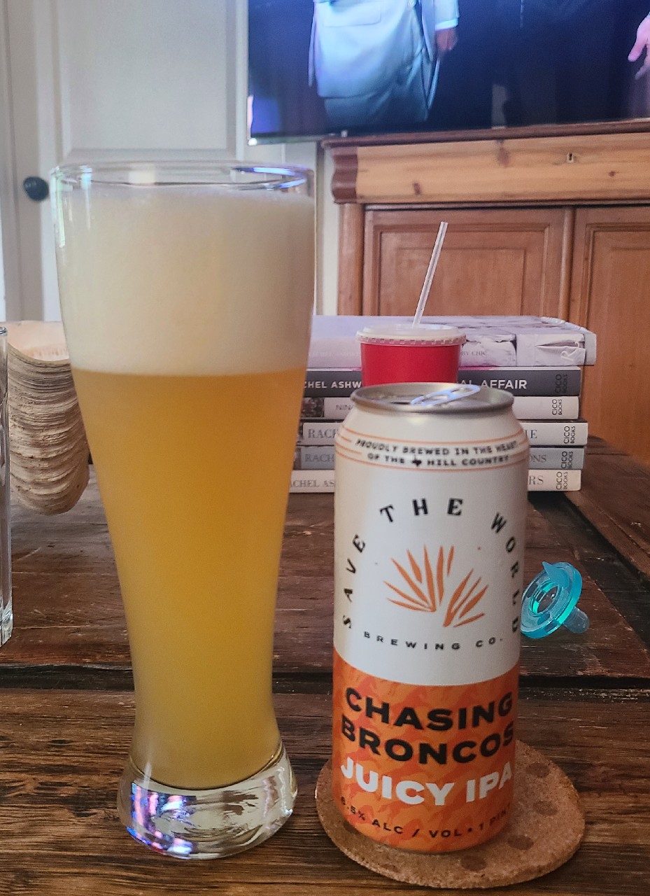 AI ModeAllExact matchesVisual matchesAbout this imageSearch toolsAI Overview￼￼￼ 2This is a 16 oz or 19.2 oz can of Chasing Broncos Juicy IPA, Save The World Brewing