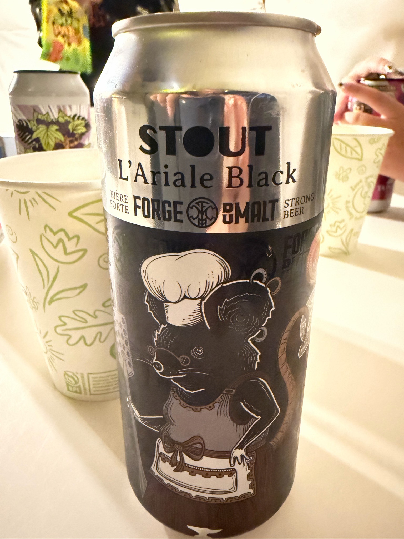 L'Ariale Black, La Forge du Malt - Microbrasserie