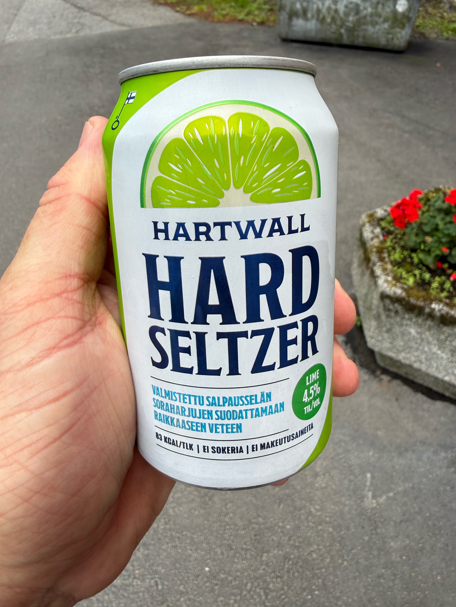 Hartwall Hard Seltzer Lime, Finland