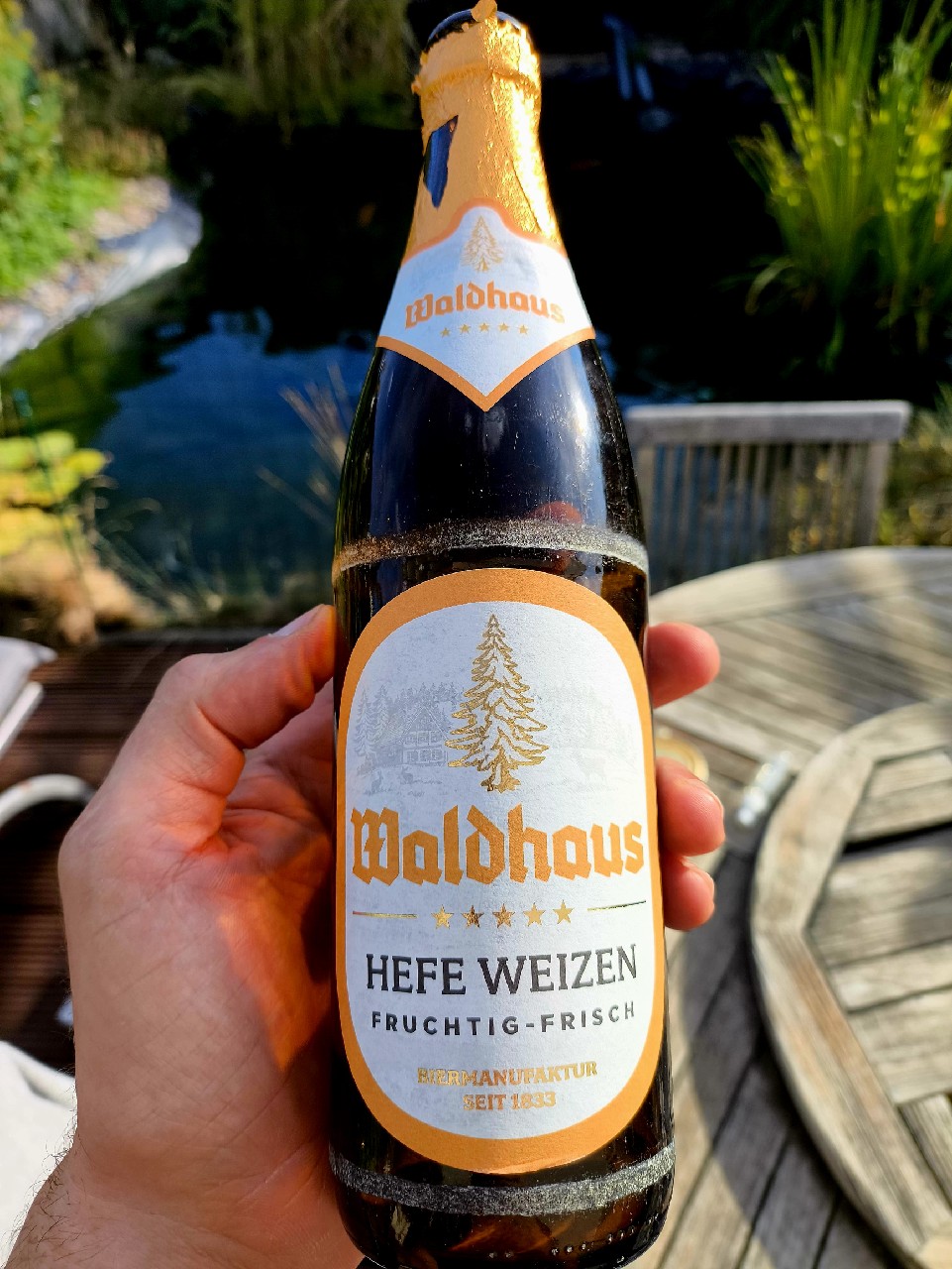 Waldhaus Schwarzwald Weisse Hefe-Weizen, Waldhaus Privatbrauerei