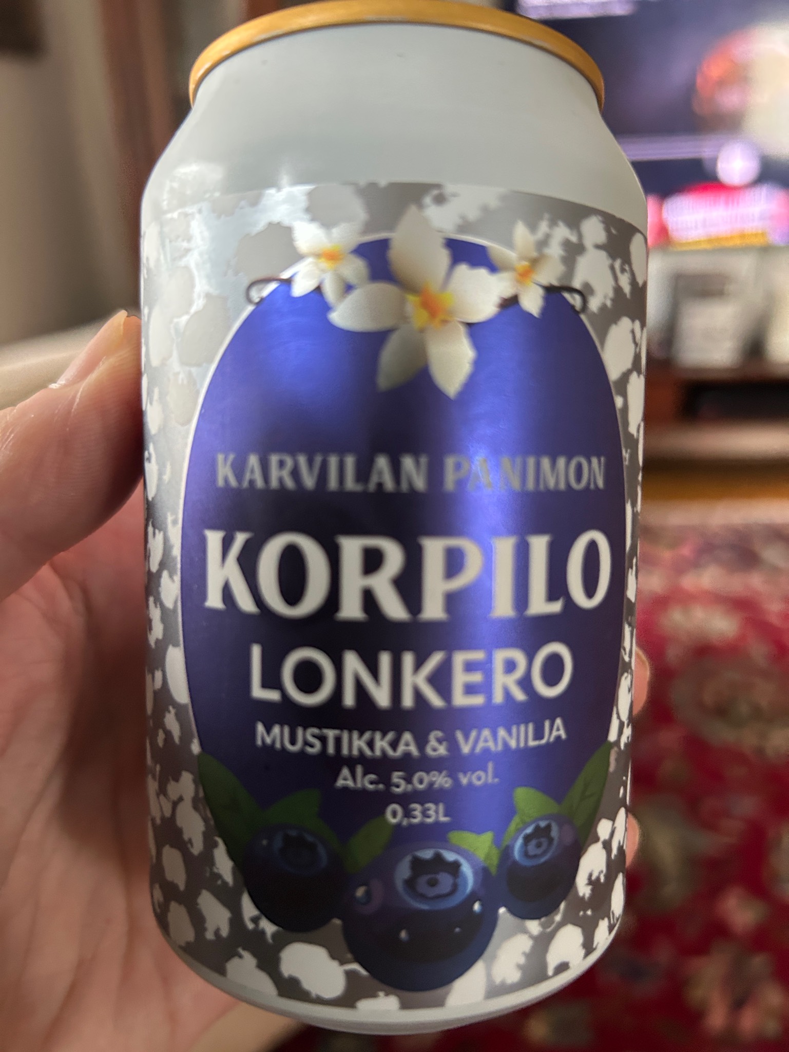 Korpilo Lonkero Mustikka & Vanilja, Finland