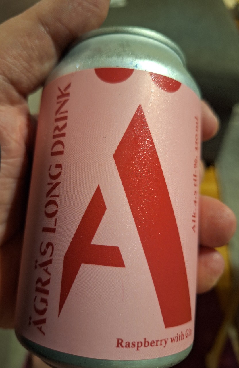 Ägräs Long Drink Raspberry with Gin, Ägräs Distillery
