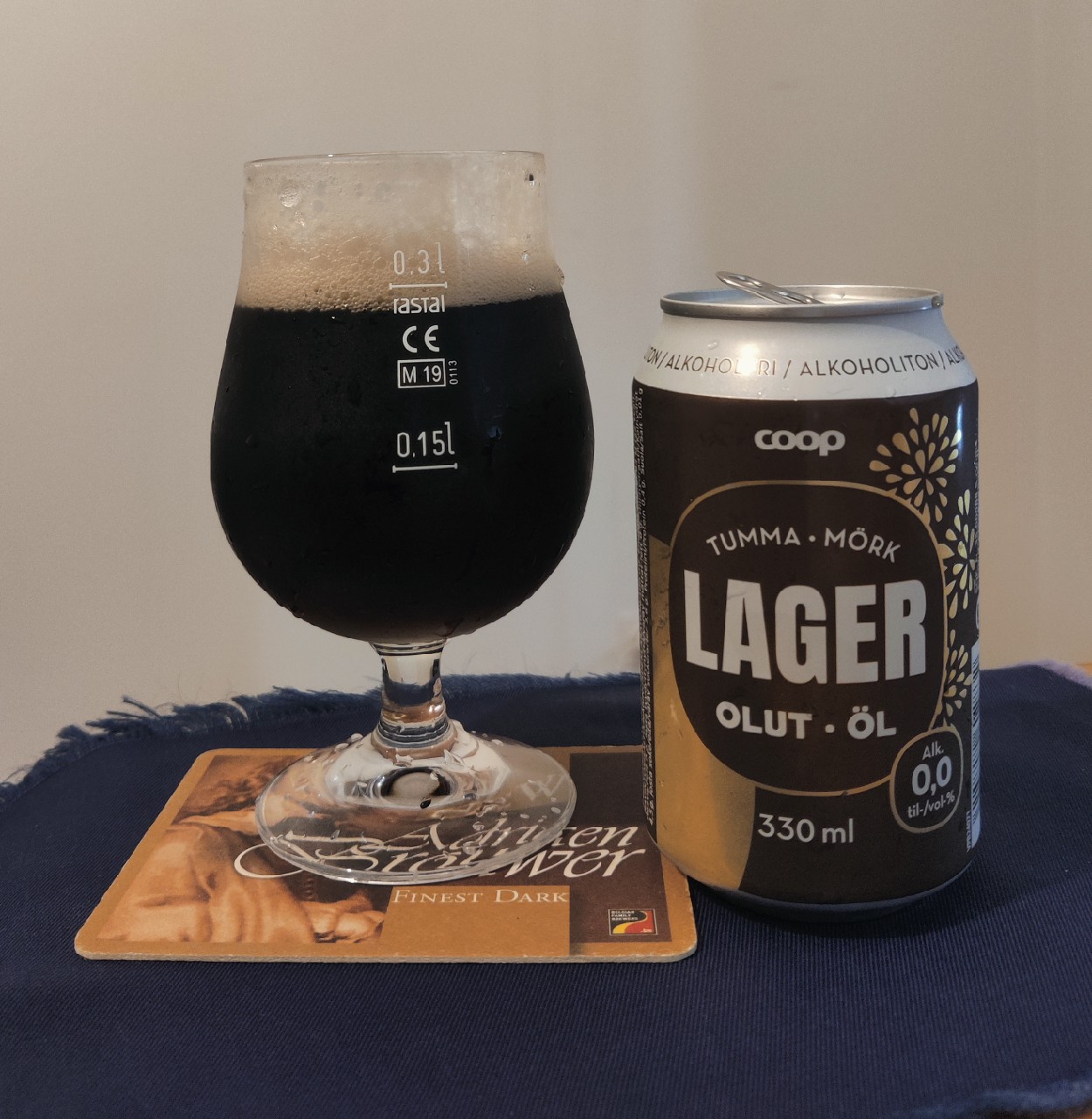 Coop Tumma Lager Alkoholiton Olut, Belgium