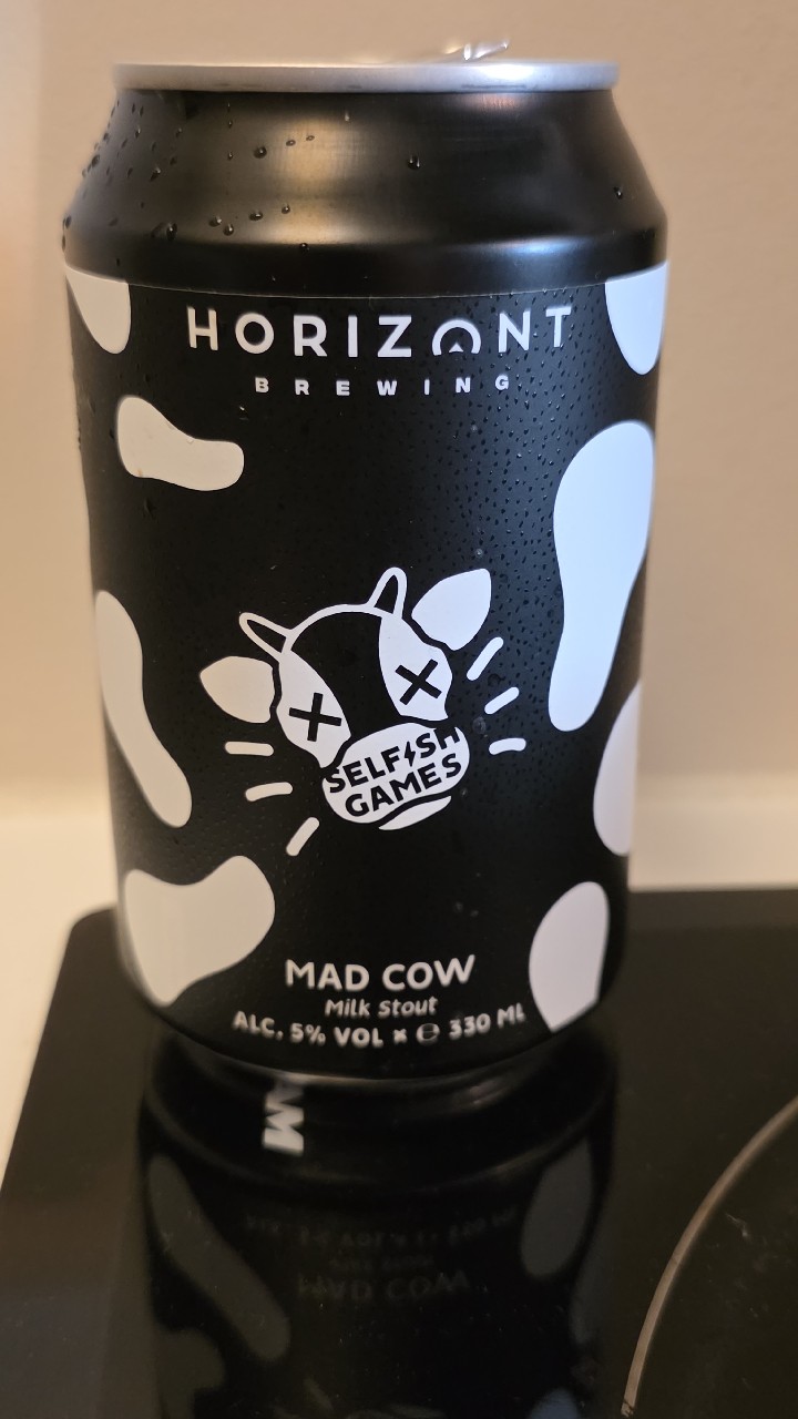 Mad Cow Milk Stout, Looking Glass Brewing Company