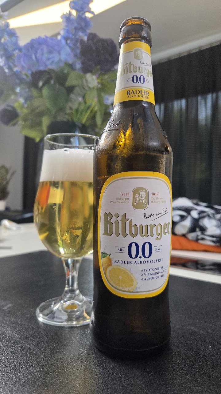 Bitburger 0,0% Radler Alkoholfrei, Germany