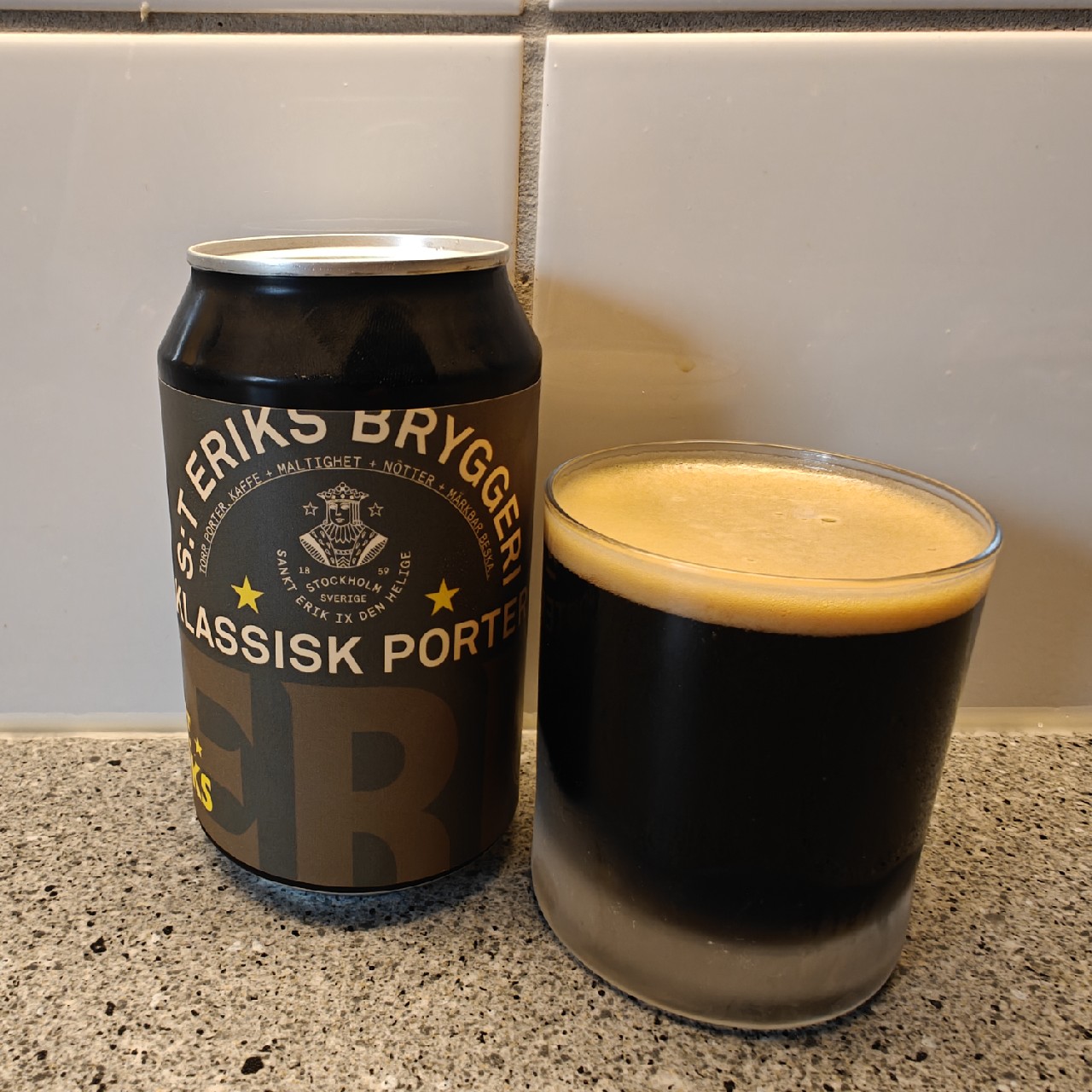 S:t Eriks Klassisk Porter KP, S:t Eriks Bryggeri (Galatea)