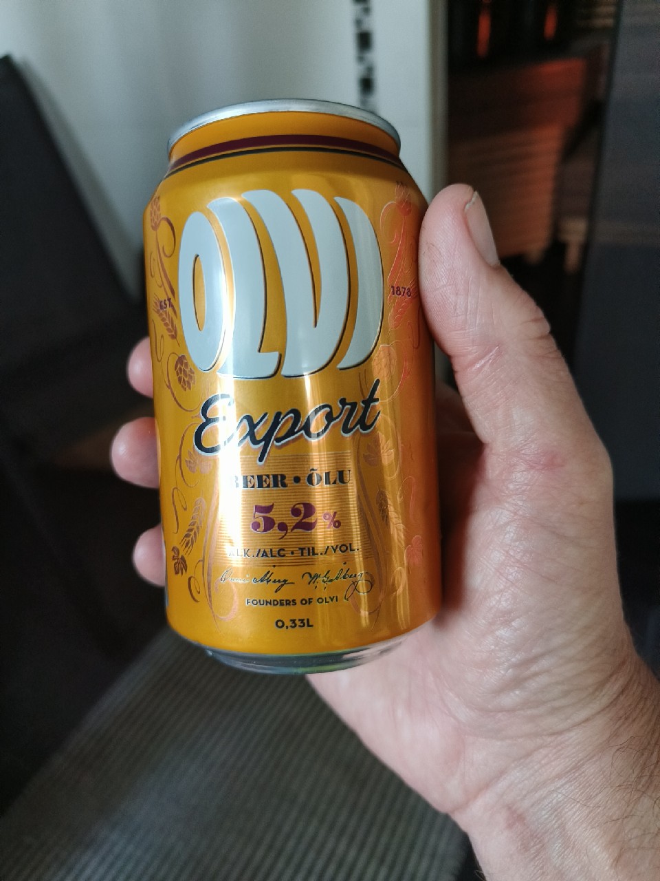 Olvi Export IV A, Finland