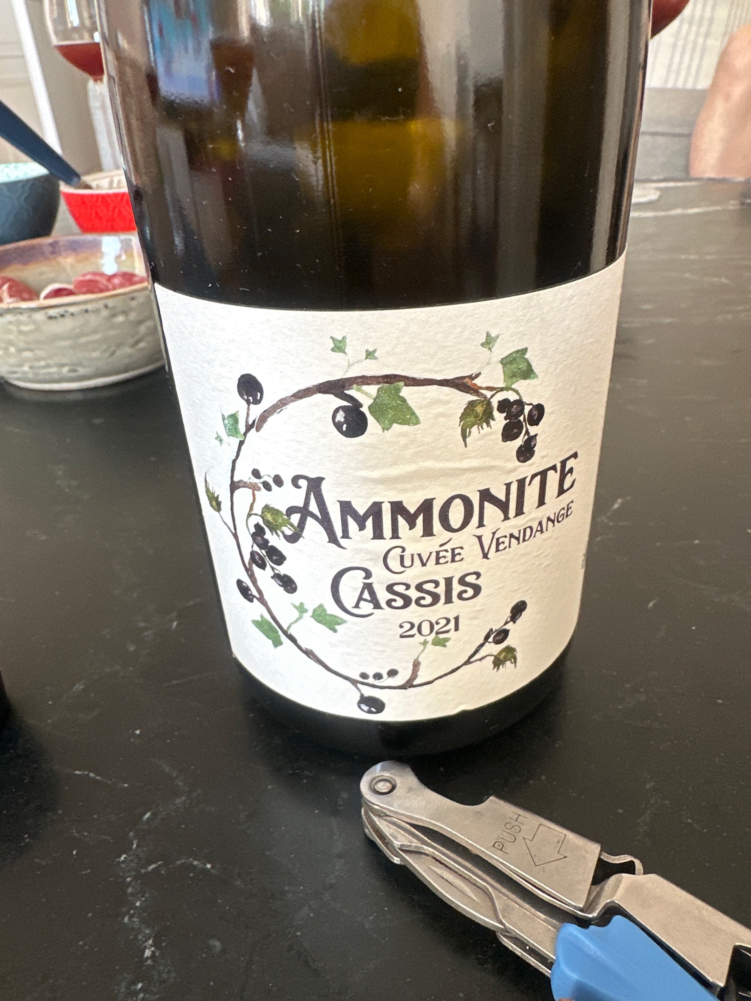 Cuvée Vendange Cassis 2020, Brasserie Ammonite