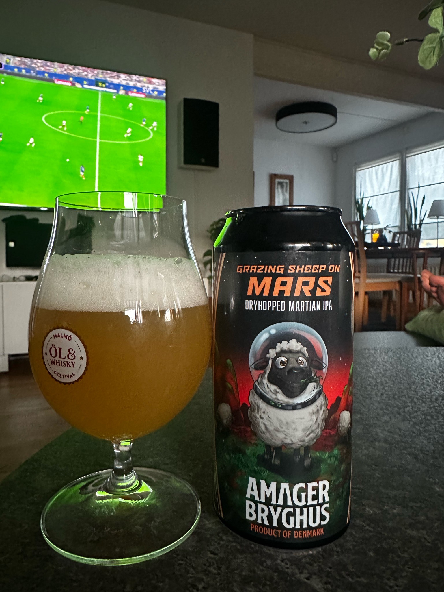 Grazing Sheep On Mars, Denmark