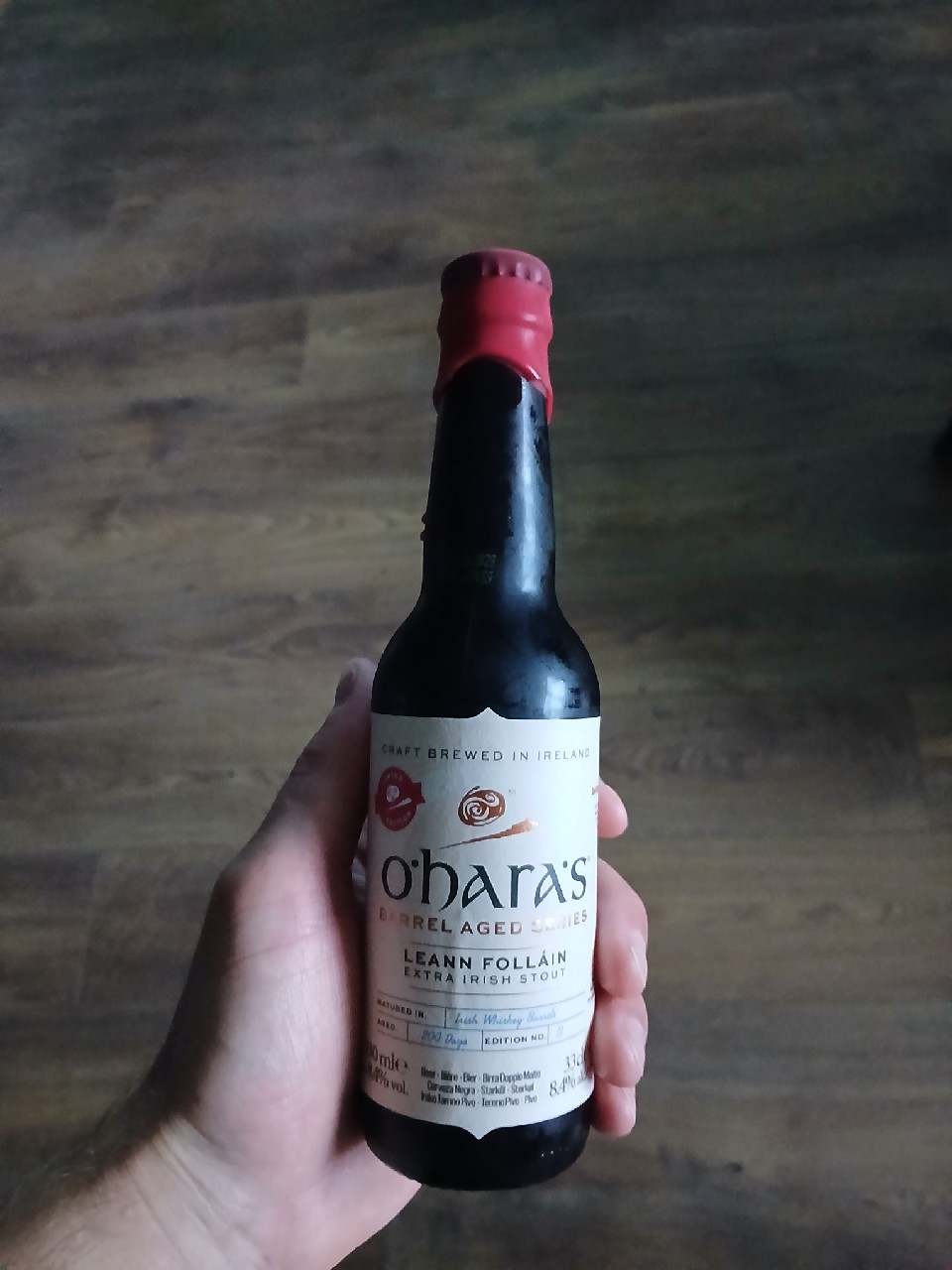 O'haras Barrel Aged Series Leann Follain, Ireland