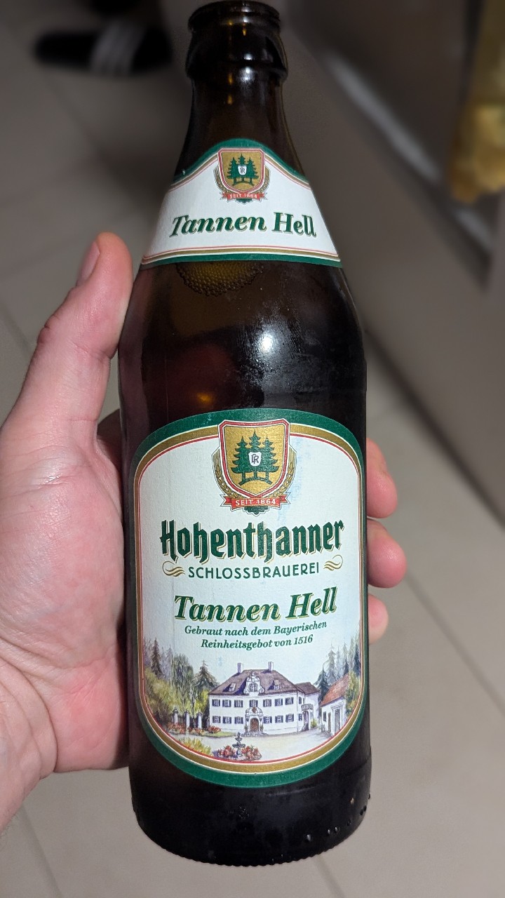 Tannen Hell, Hohenthanner Schlossbrauerei