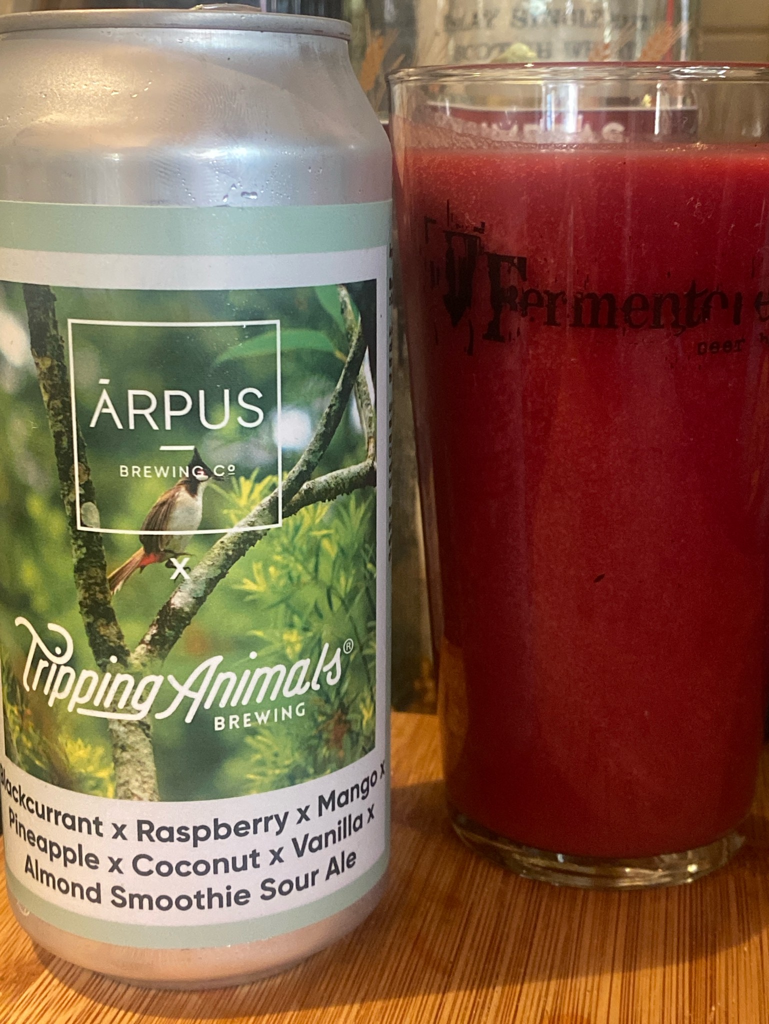 Blackcurrant x Raspberry x Mango x Pineapple x Coconut x Vanilla x Almond Smoothie Sour Ale, Latvia