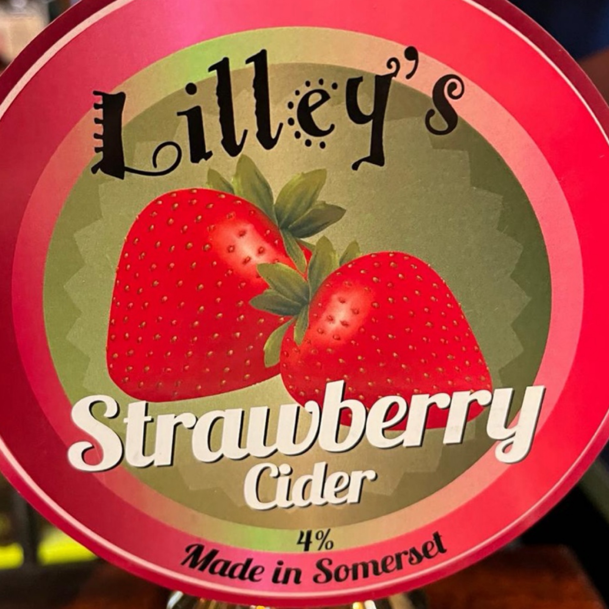 Strawberry Cider, Lilley's Cider Barn
