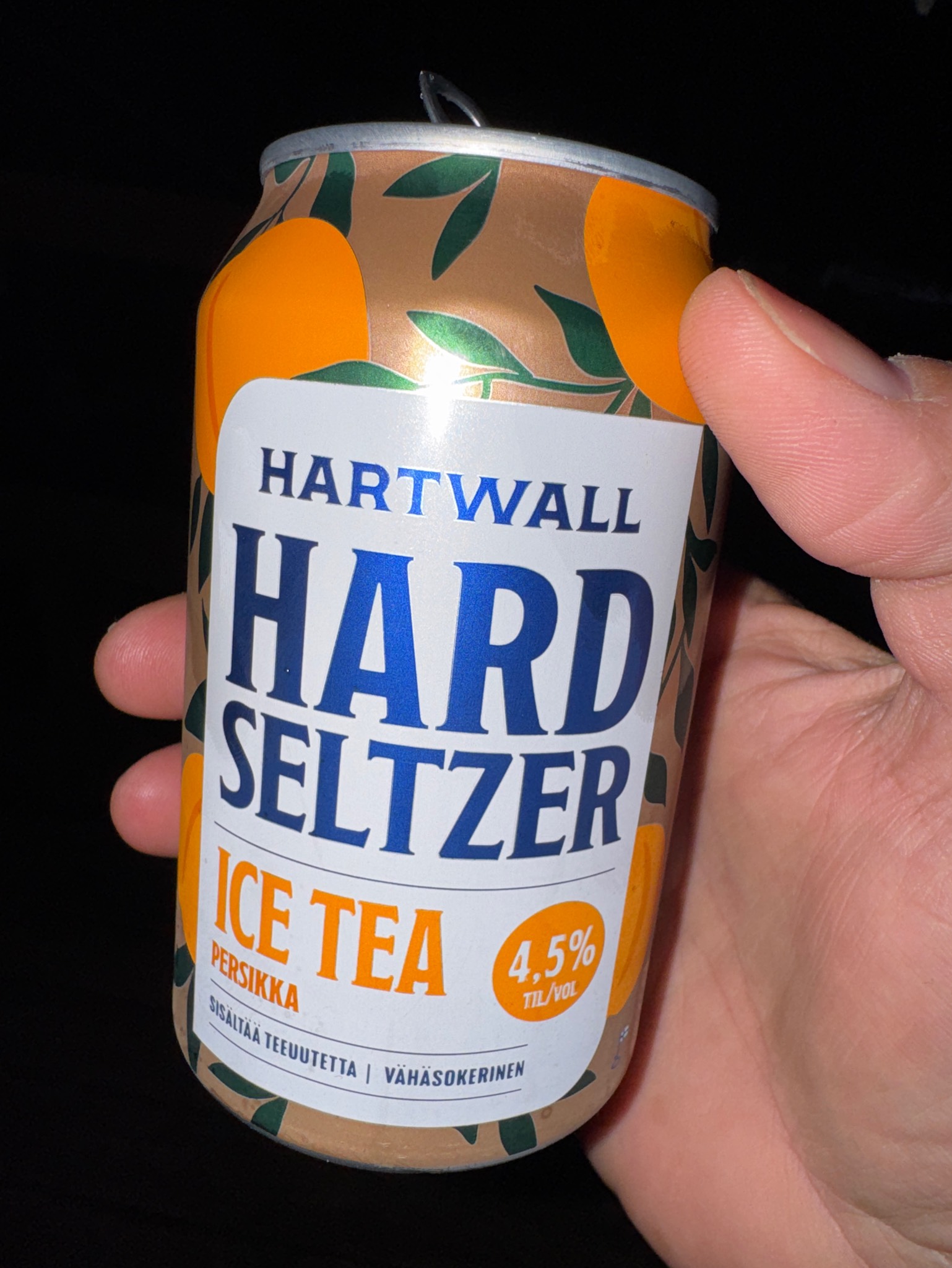 Hard Seltzer Ice Tea Persikka, Finland