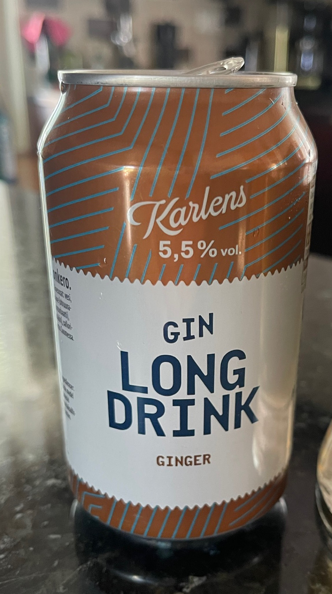 Karlens Gin Long Drink Ginger, Finland