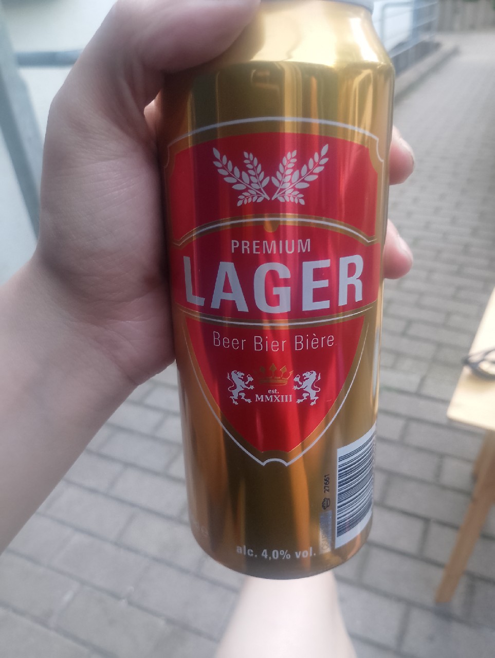 Premium Lager 4,0%, H-West B.V. (Royal Unibrew)