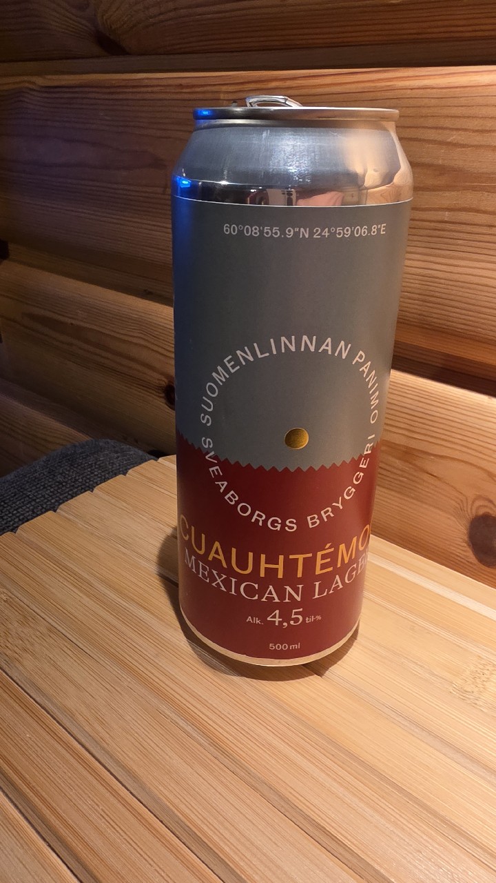 Cuauhtémoc Mexican lager, Finland