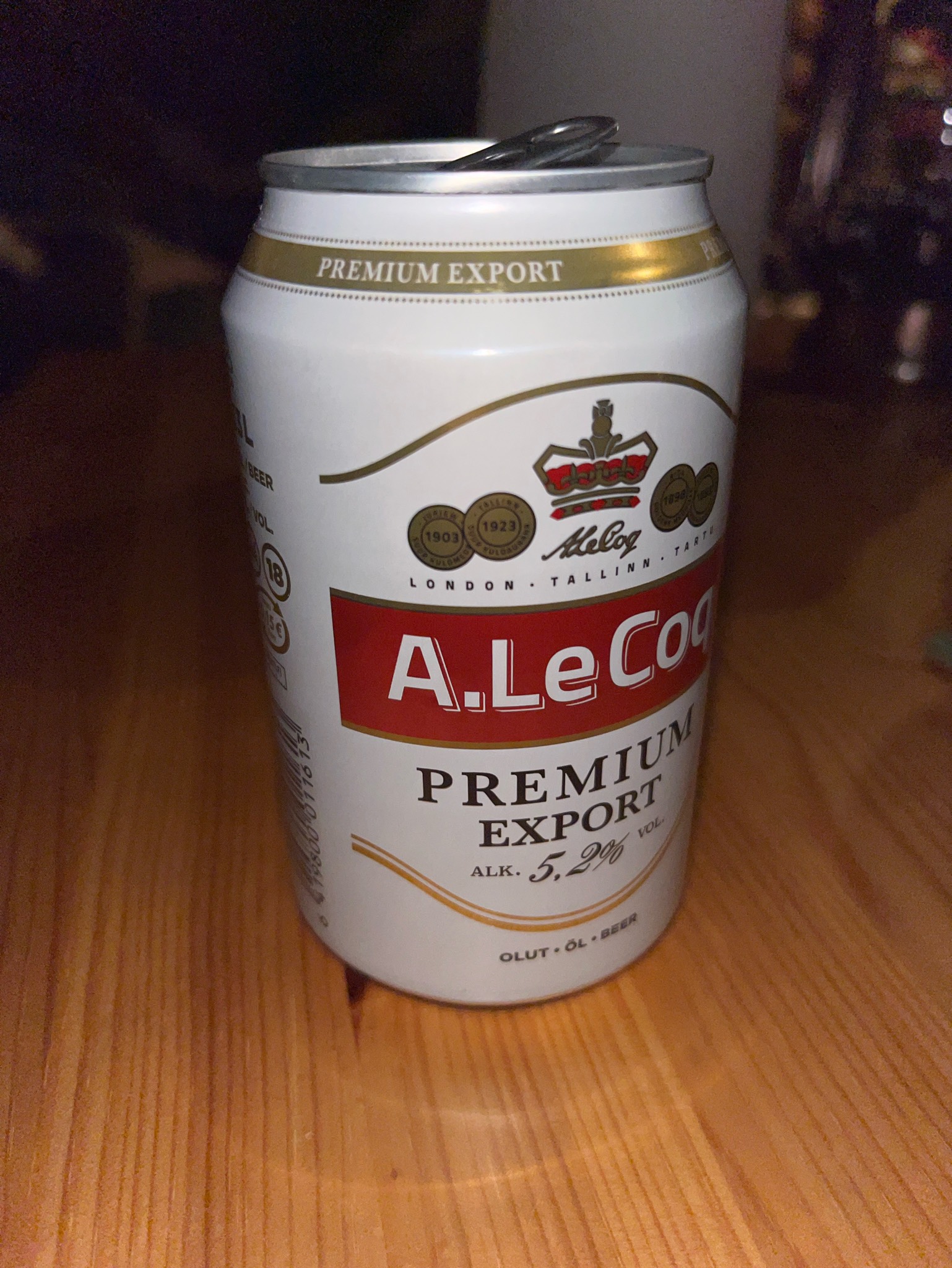 A.Le Coq Premium Export, Estonia