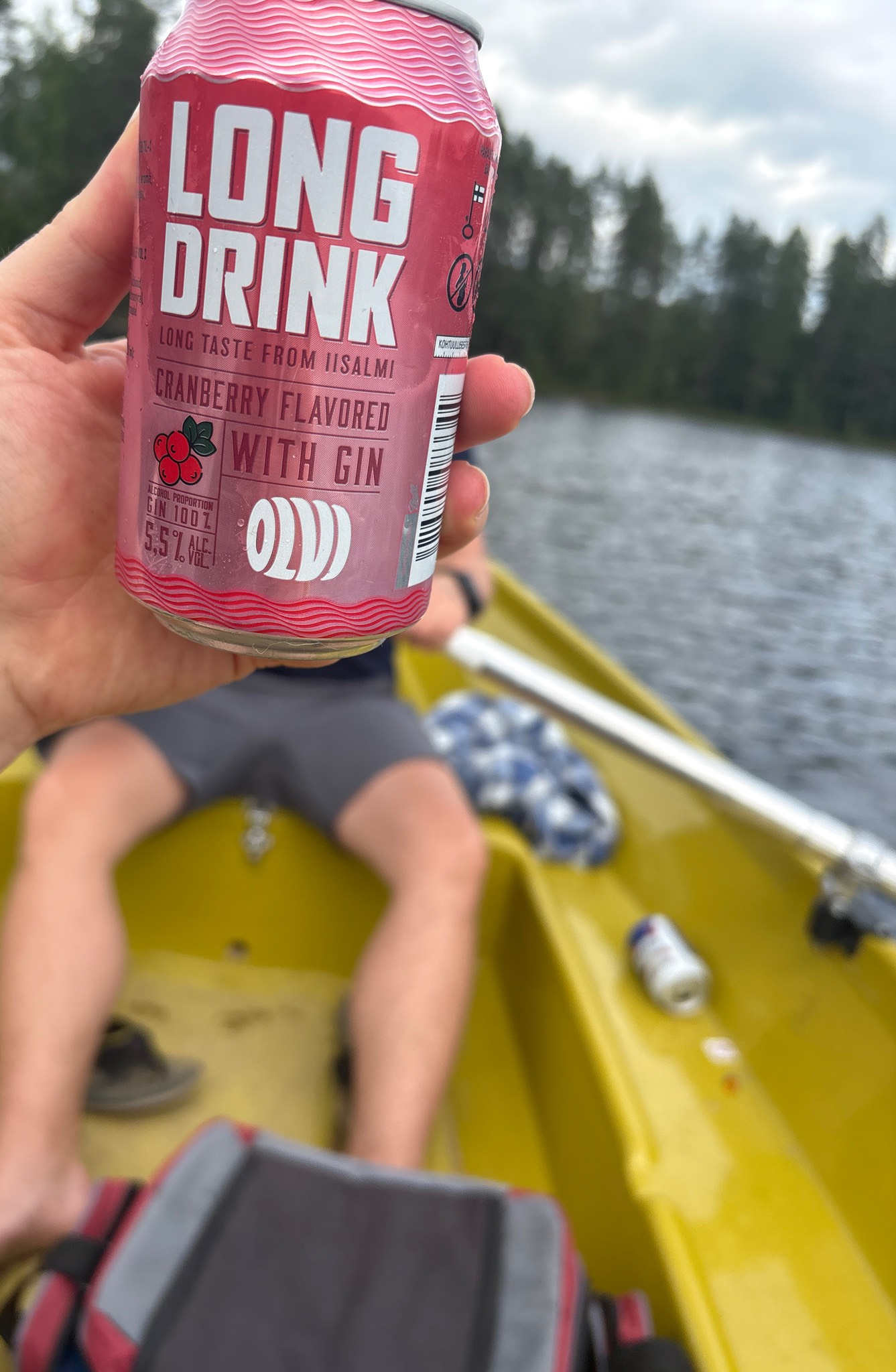OLVI Long Drink Cranberry, Finland