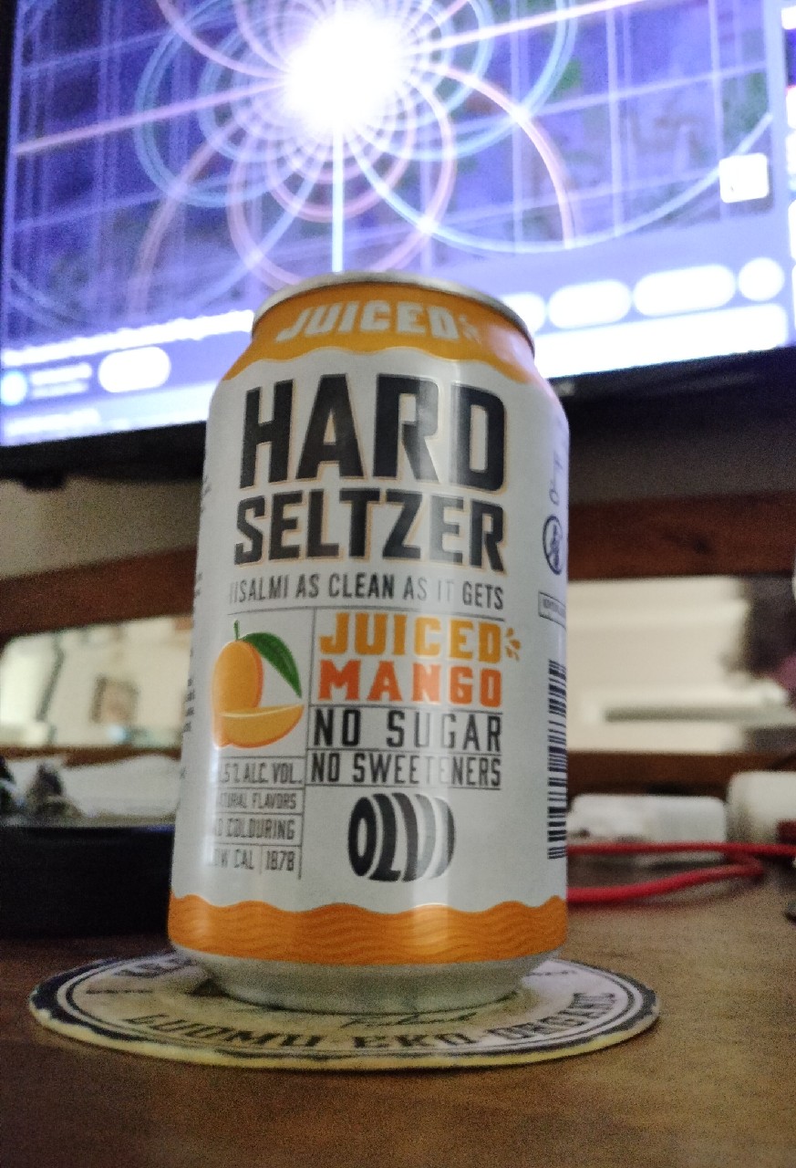 Hard Seltzer Juiced Peach, Finland