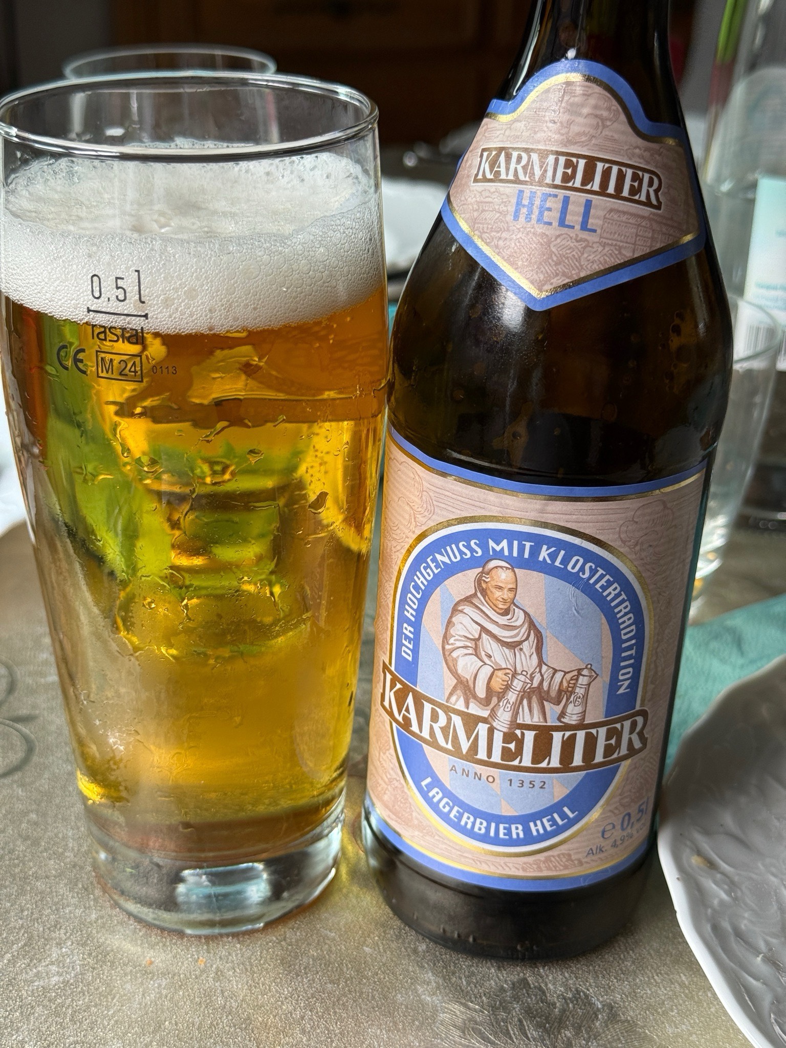 Karmeliter Lagerbier Hell, Karmeliter Bräu Bad Neustadt/Salz