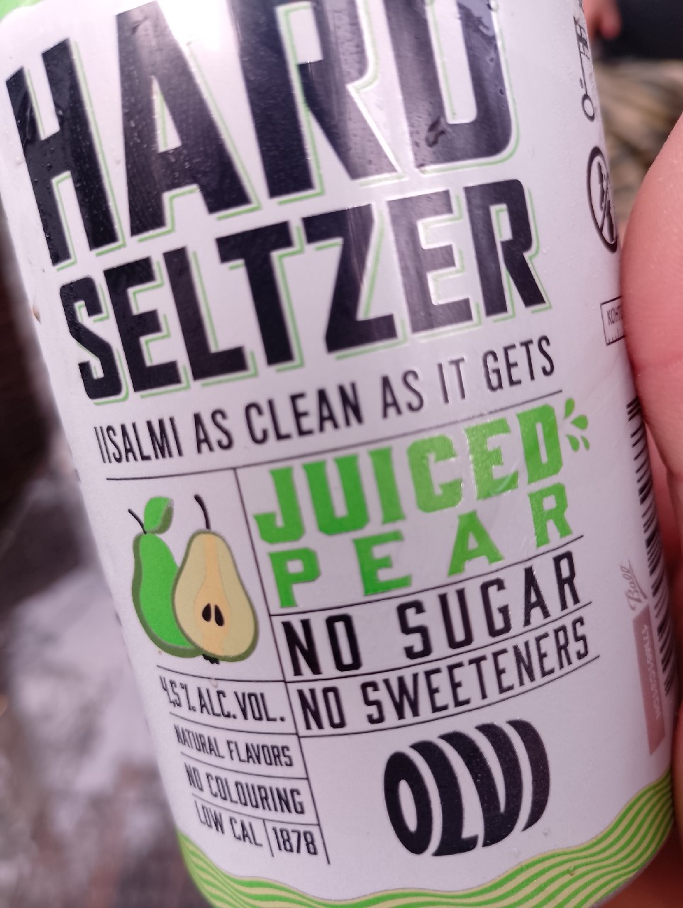 Hard Seltzer Juiced Pear, Finland