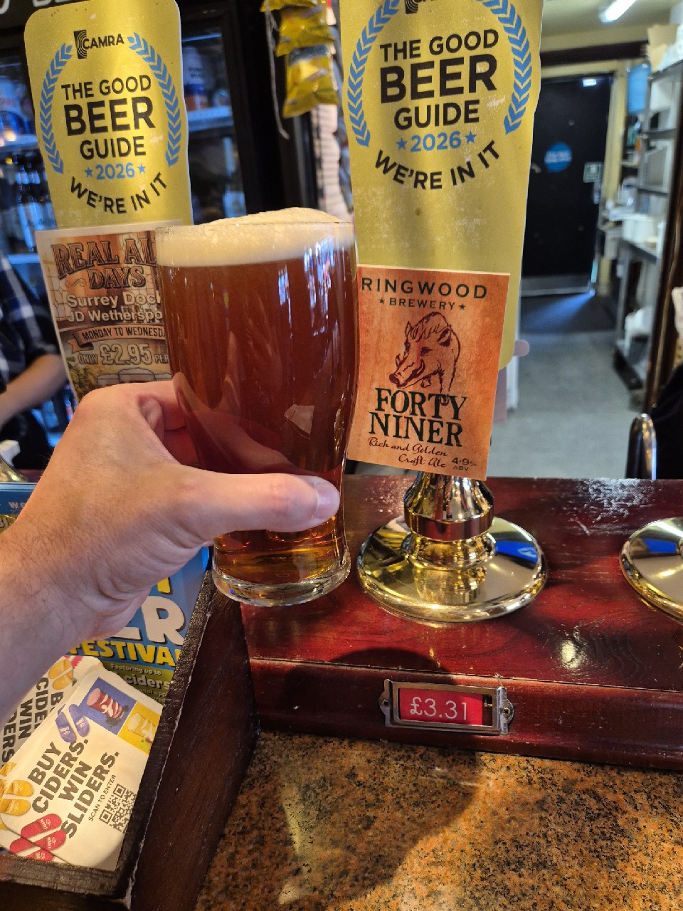 Forty Niner, Ringwood Brewery (Marston's Brewery)