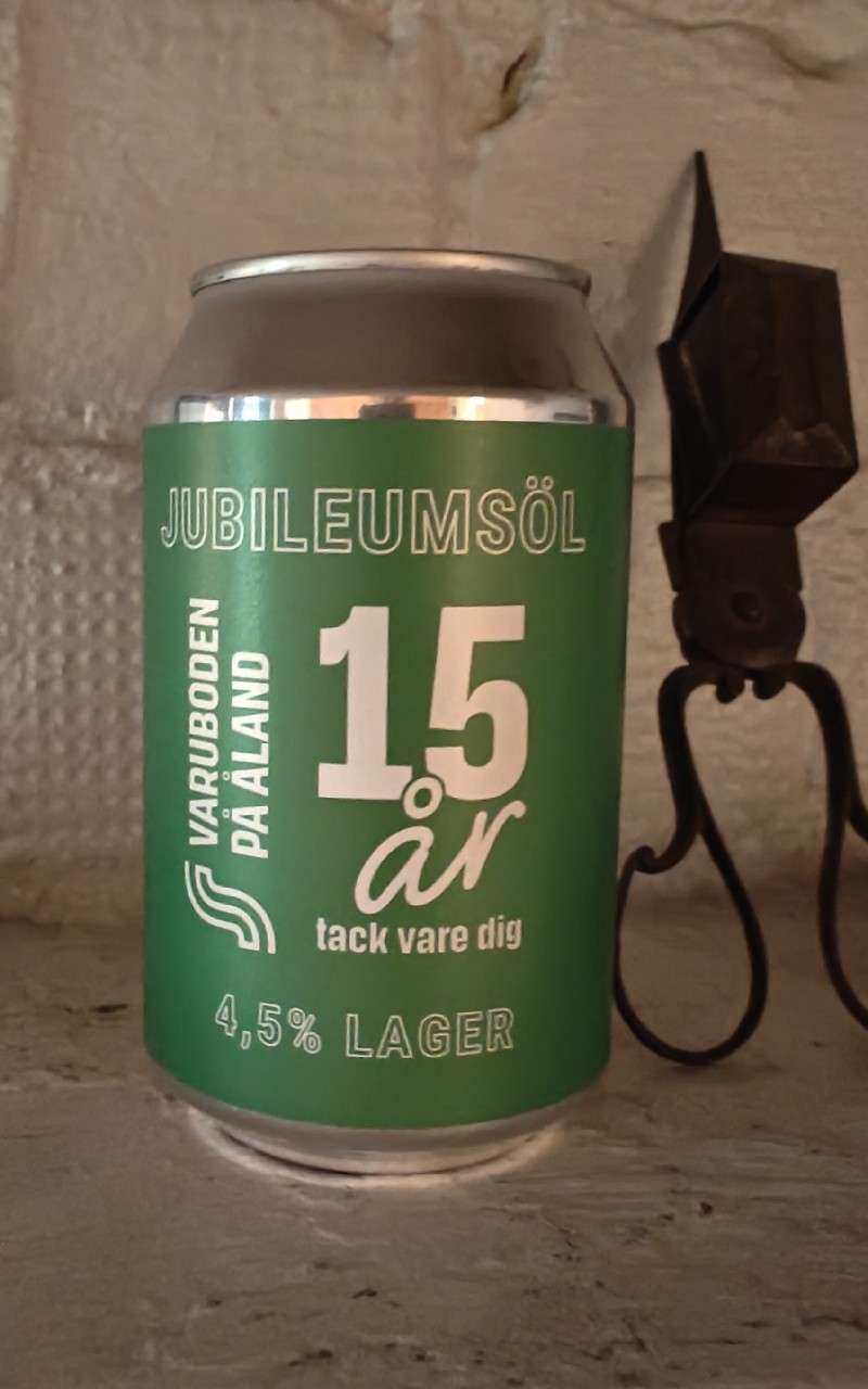Jubileumsöl - Varuboden på Åland 15 år Tack Vare Dig, Finland