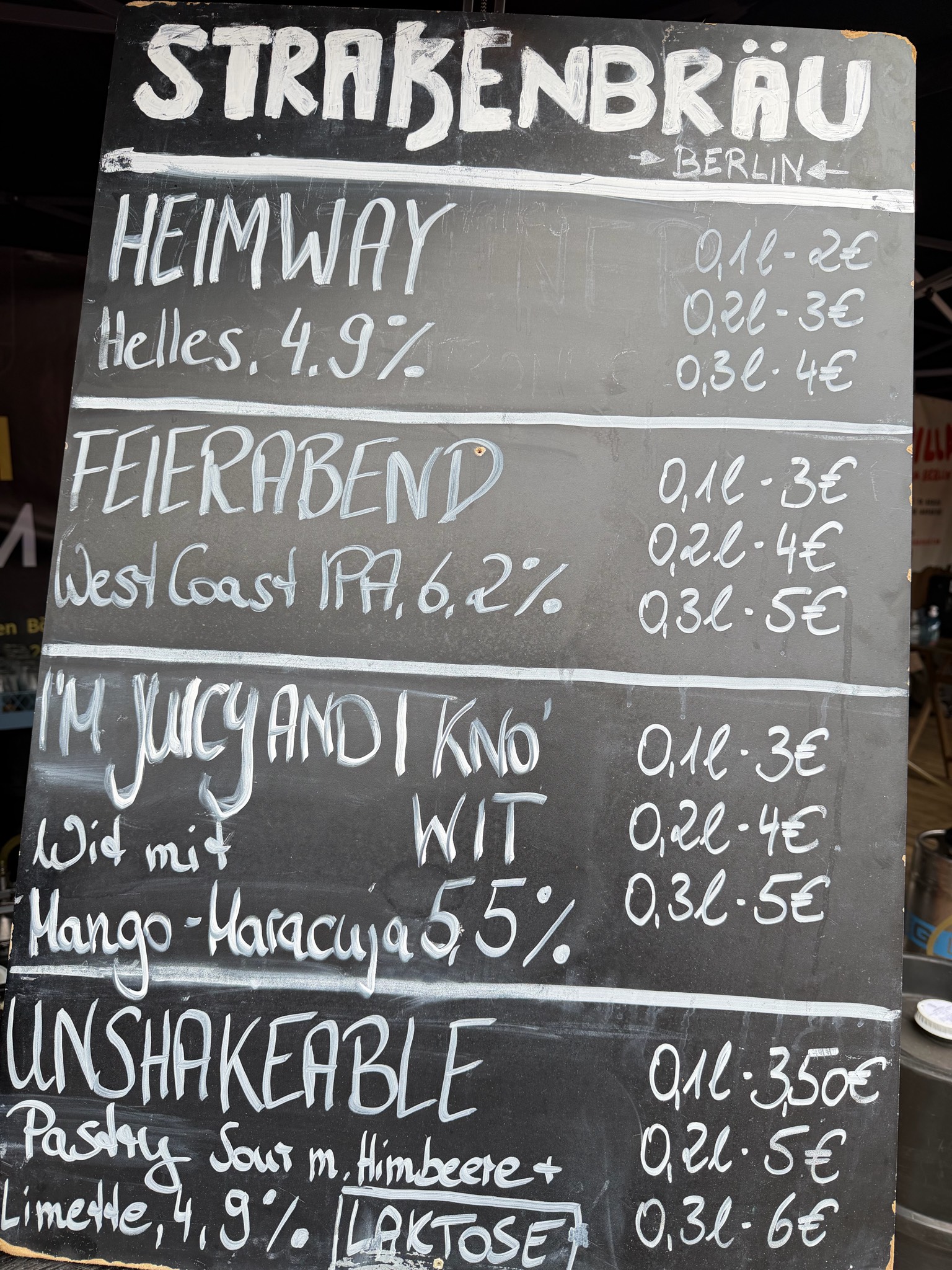 Feierabend, Straßenbräu
