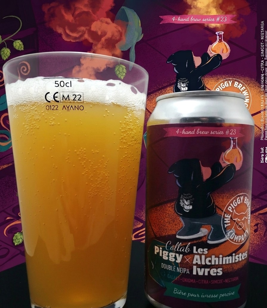 4-hand Brew series #23 - Collab Piggy x les alchimistes ivres, France