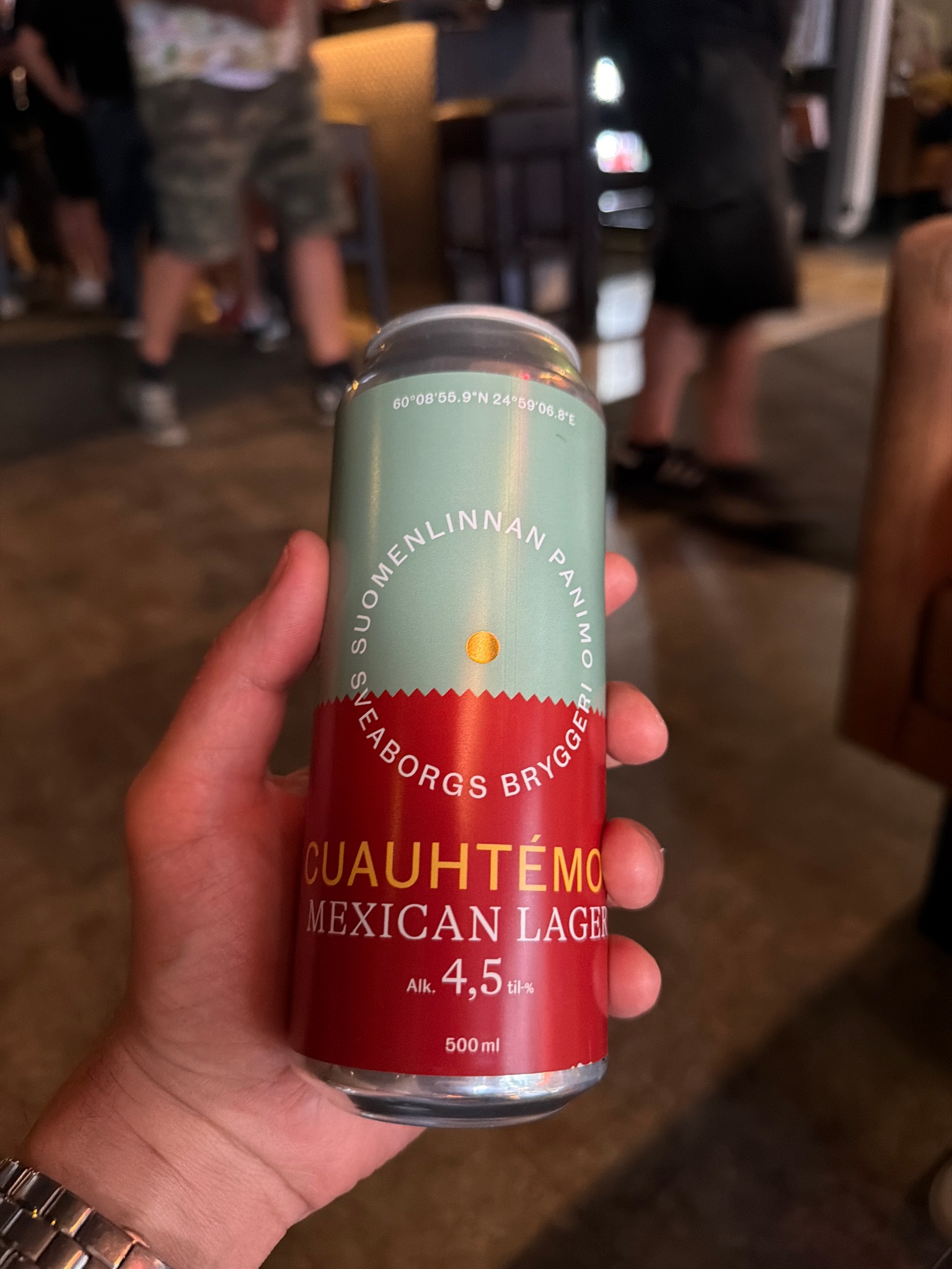 Cuauhtémoc Mexican lager, Finland