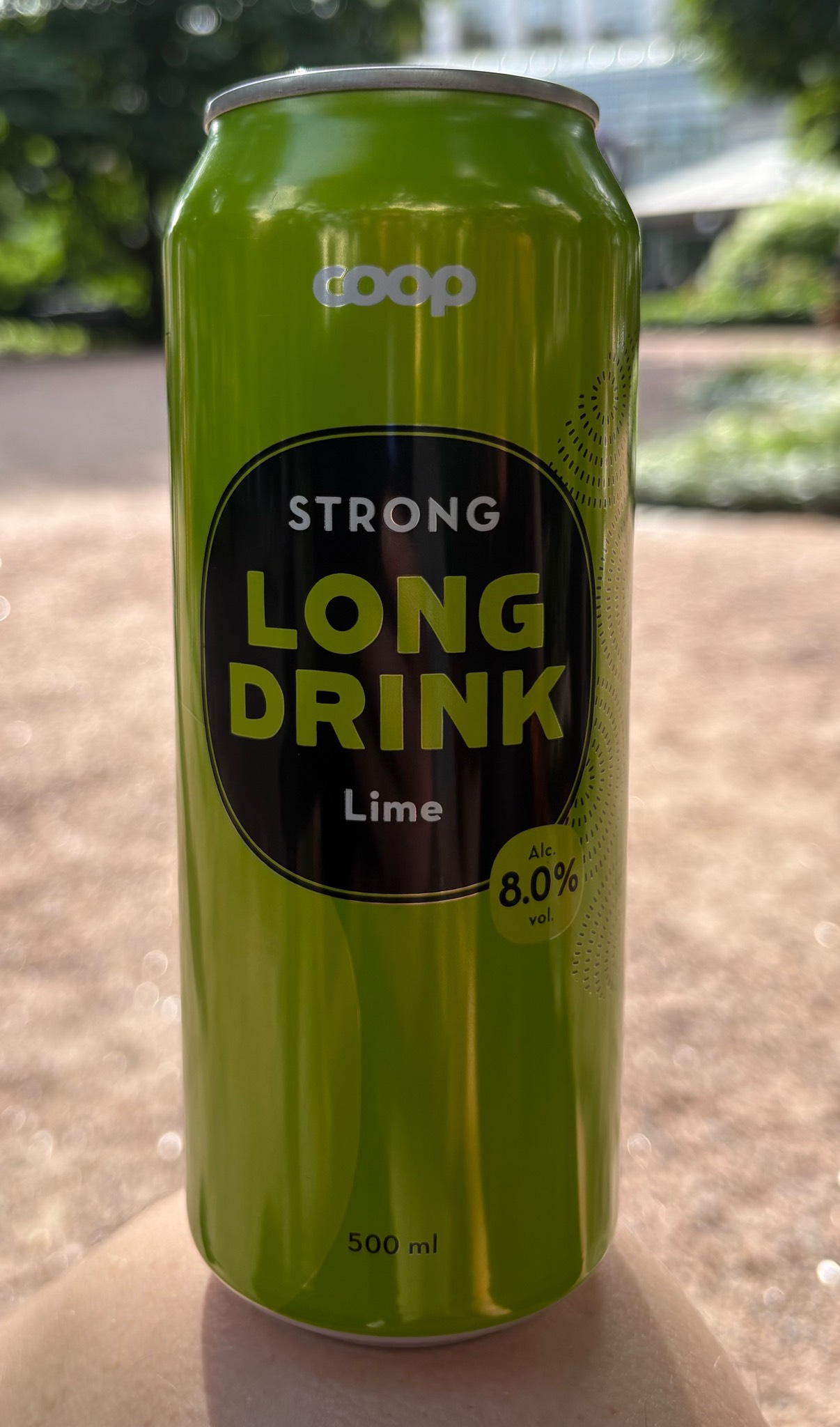 Coop Strong Long Drink Lime, Finland
