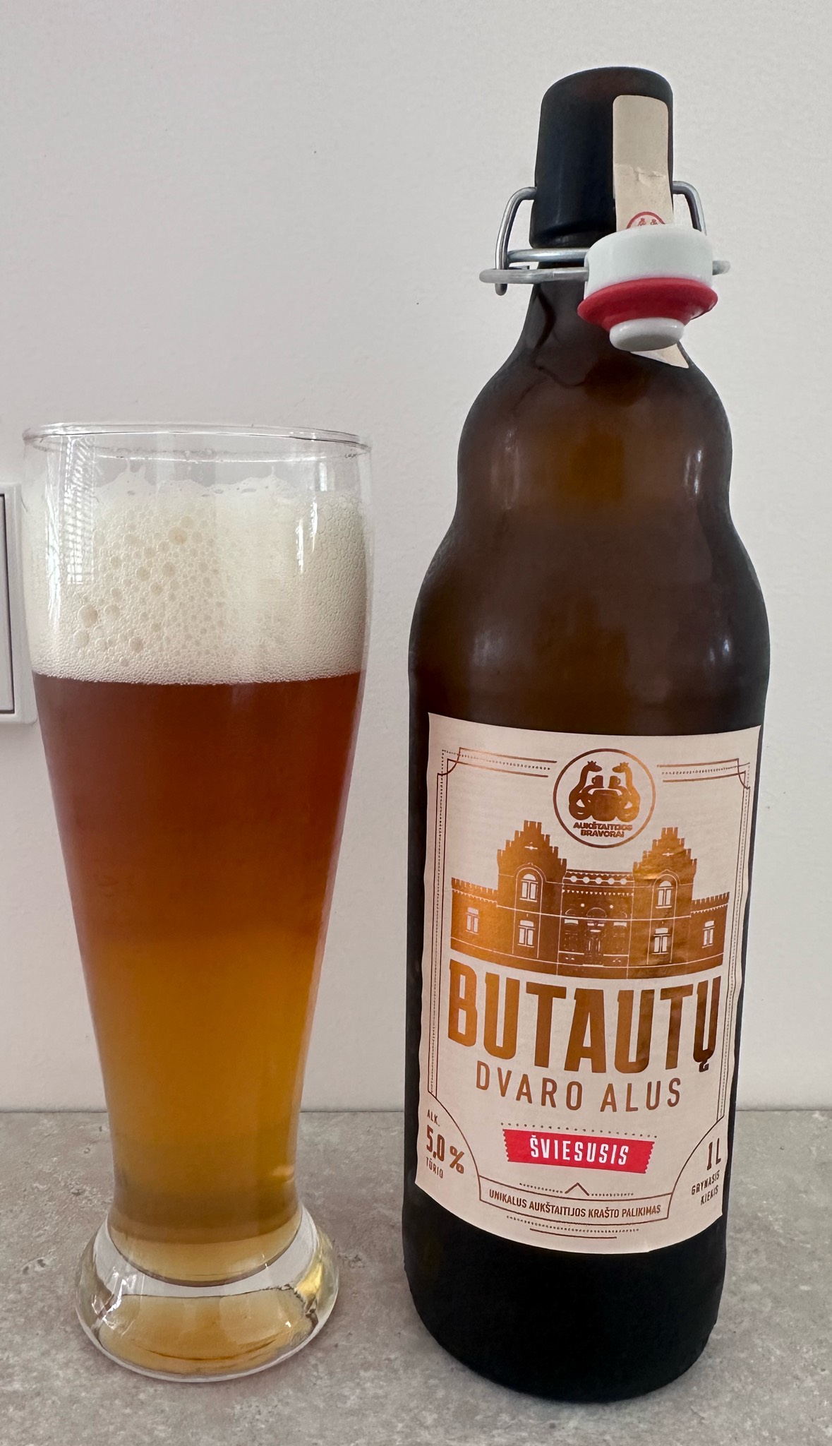 Butautų Dvaro Šviesus Pilsner, Butautų Dvaro Šviesus