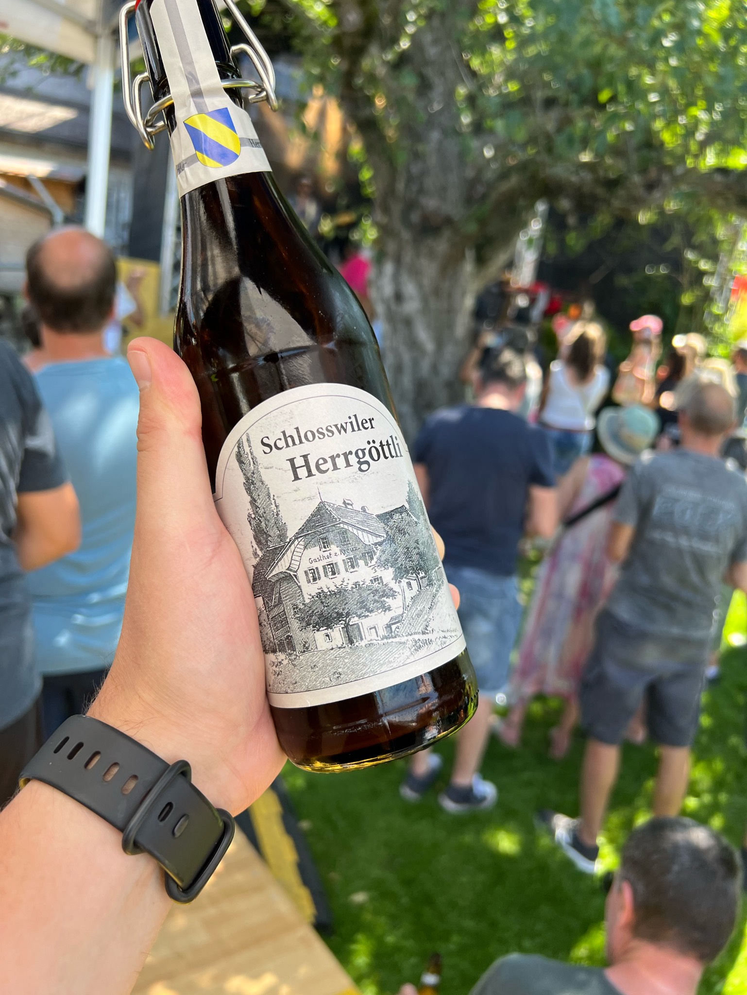 Schlosswiler Herrgöttli, Brauerei Locher (Appenzeller)