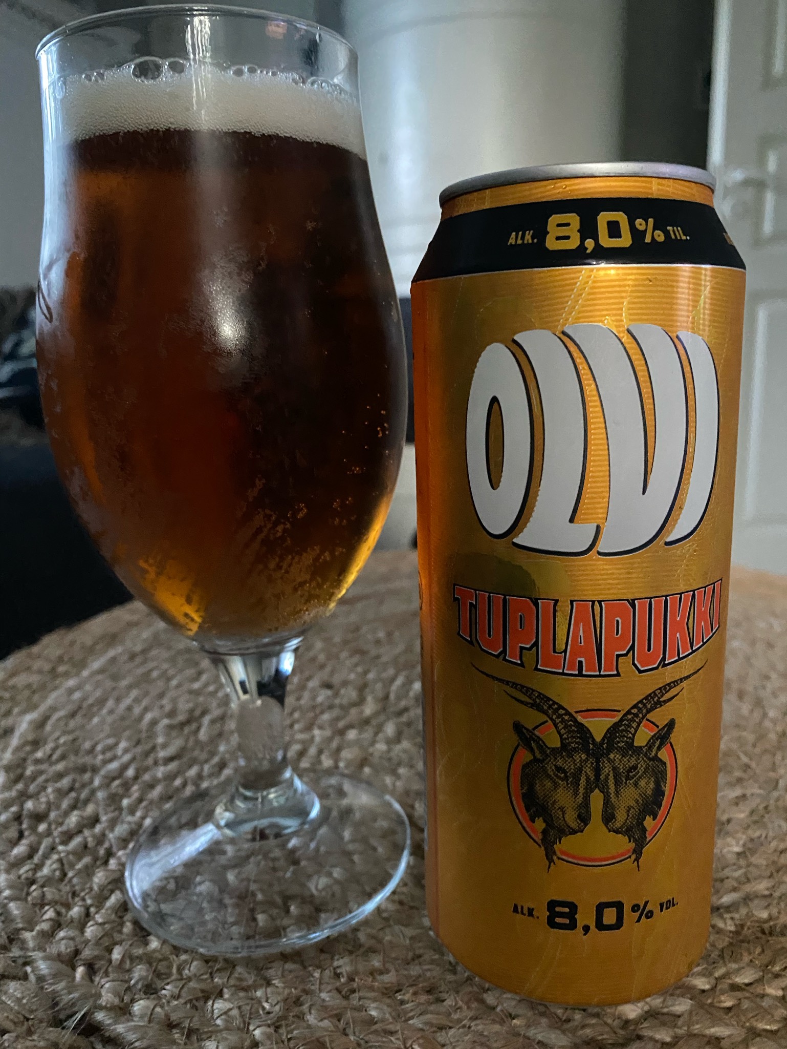 Olvi Tuplapukki 8.0%, Finland